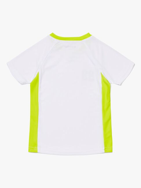 Hyperfied V-Neck Neo Logo T-Shirt, Bright White