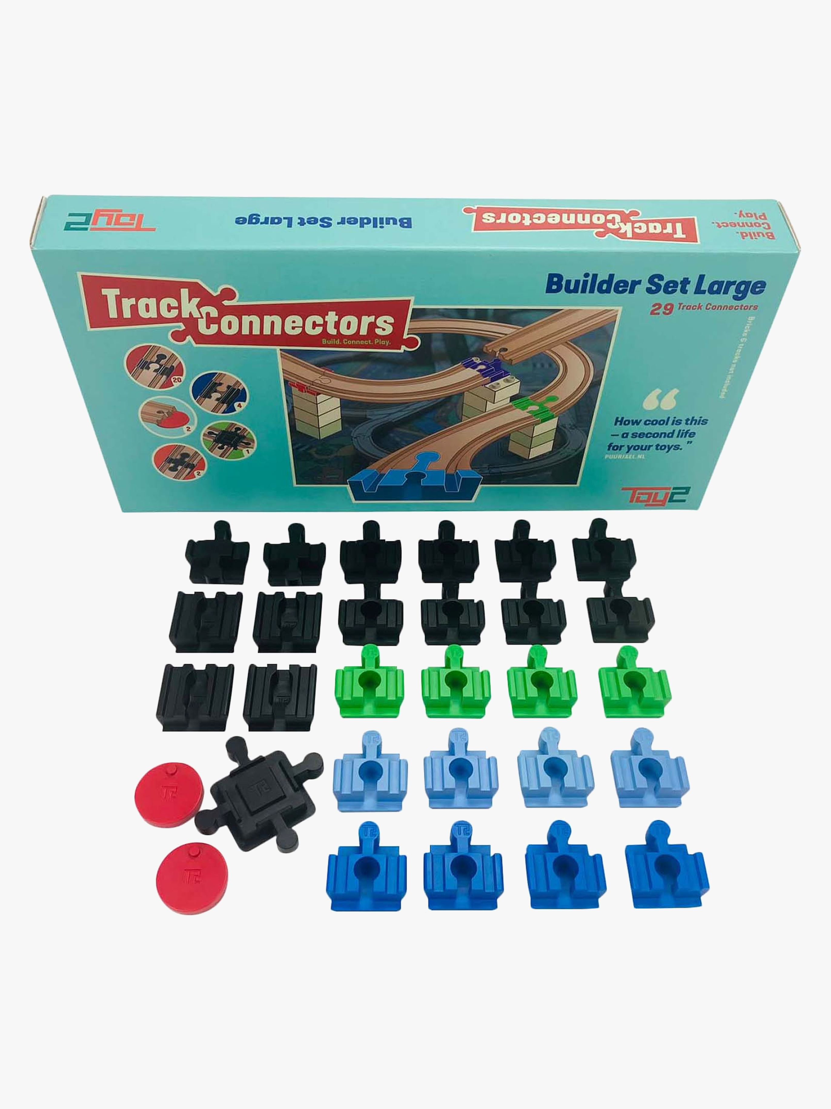 TOY2 Track Connector Builder Set Large Verbindungen