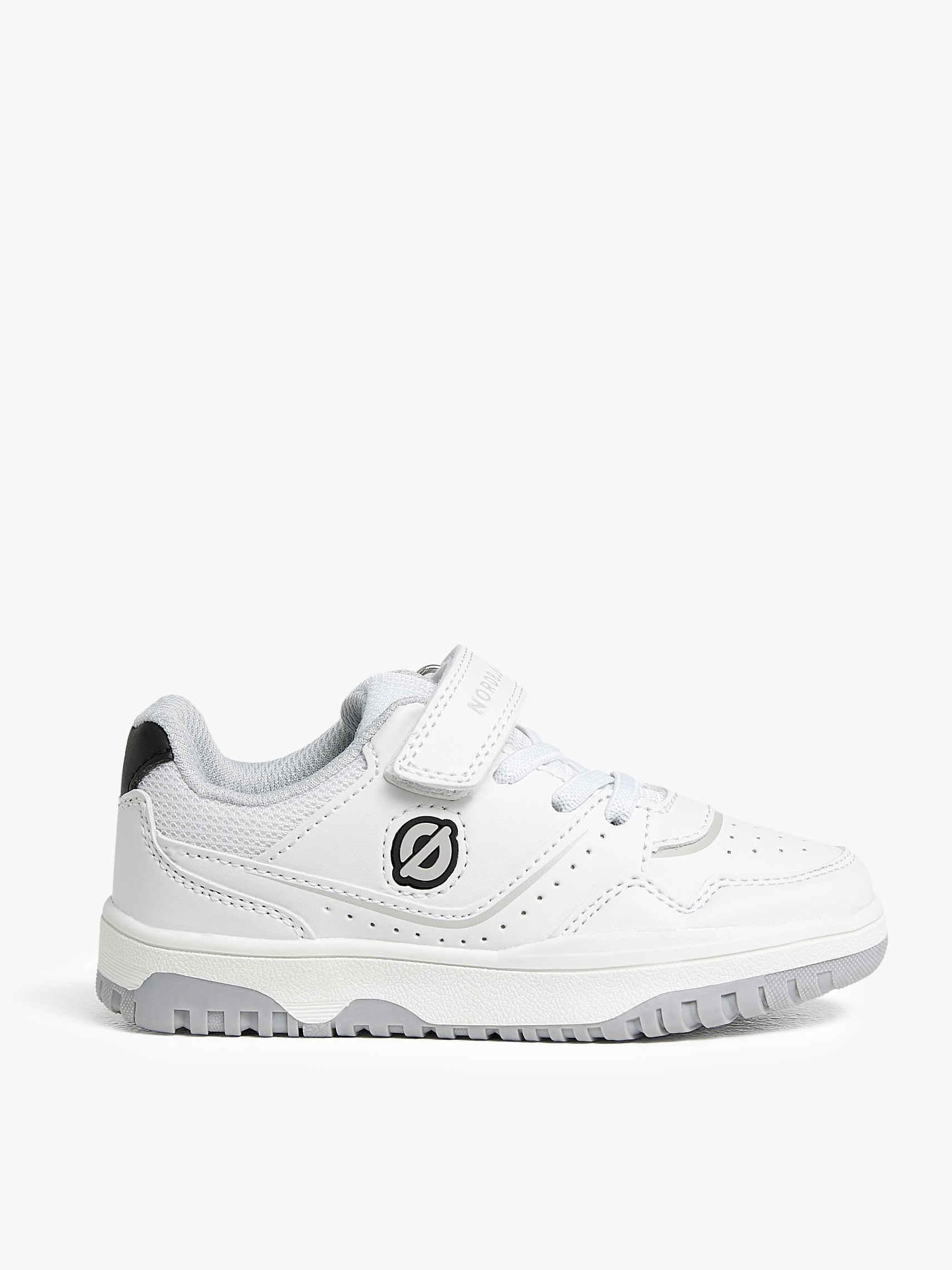 Nordbjørn Skooby Kinder Sneaker, Weiß/Grau, 29, Kinderschuhe