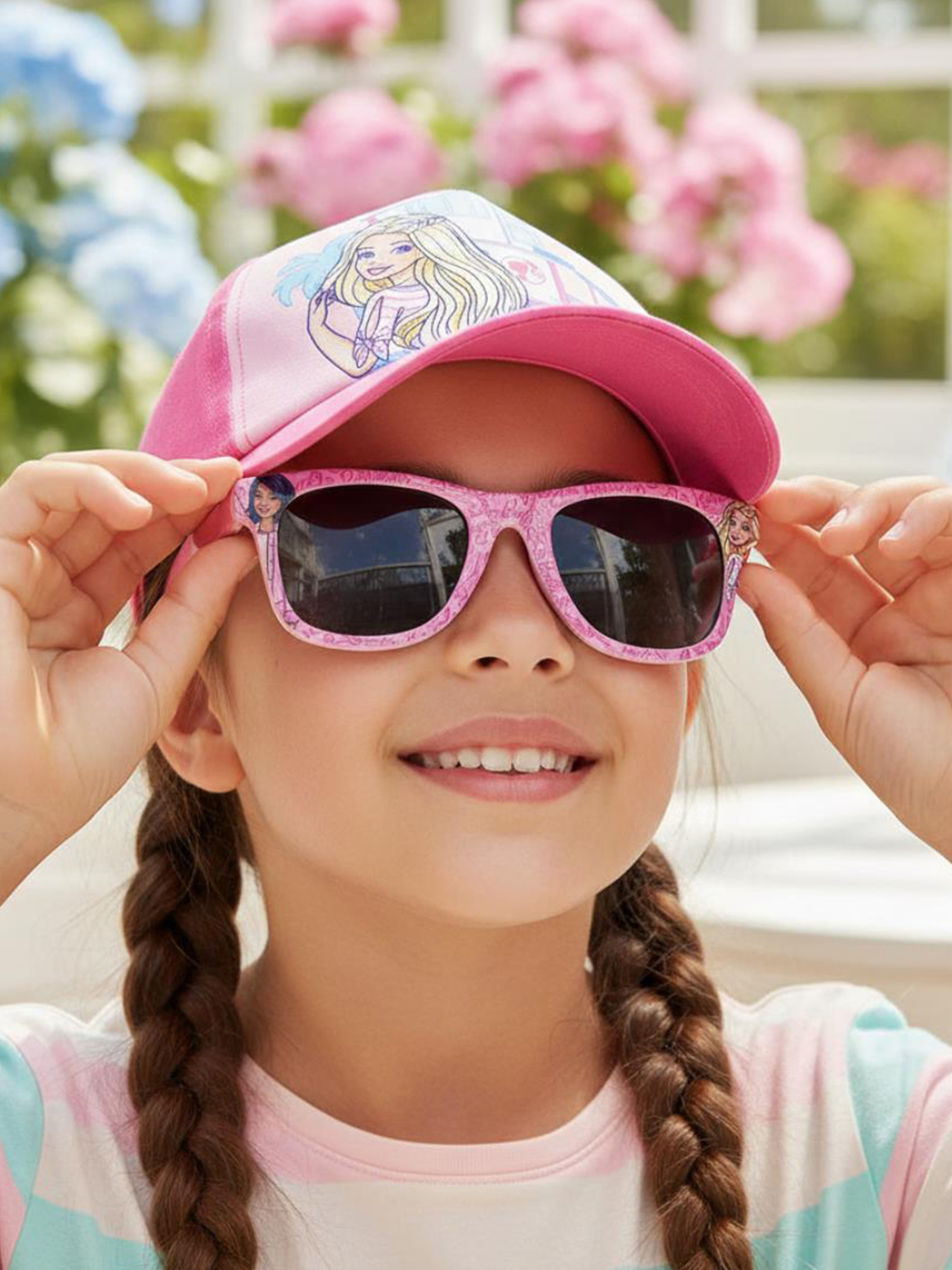 Barbie Kappe &  Sonnenbrille, Rosa