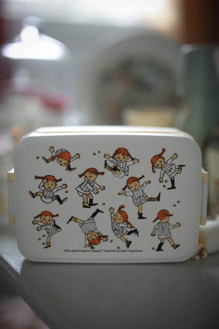 Pippi Langstrumpf Zirkus Brotdose, Gelb