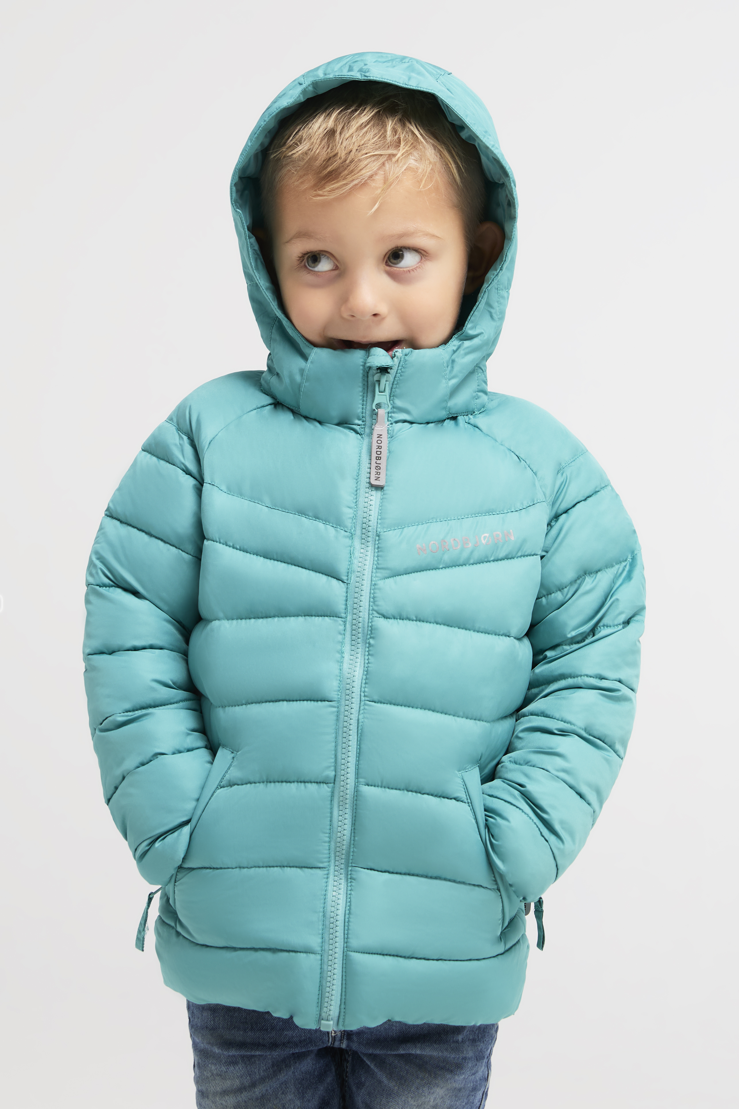 Nordbjørn Cortina Steppjacke, Teal, 98
