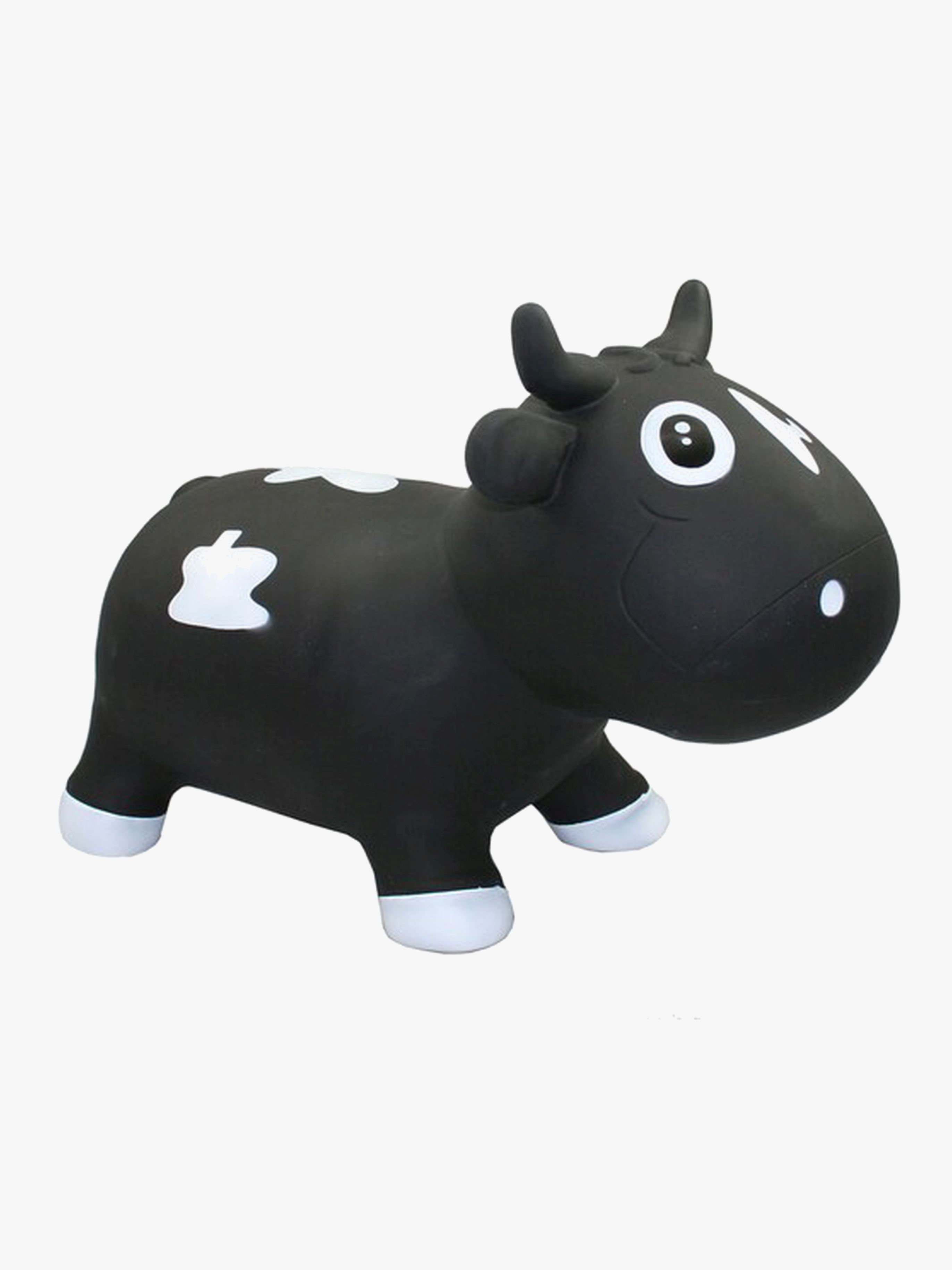 KidZZfarm Hüpftier Kuh, Schwarz