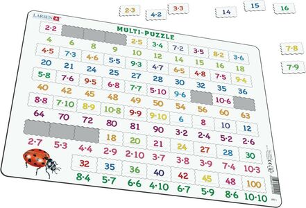 Larsen Multiplizieren Rahmenpuzzle 58 Teile
