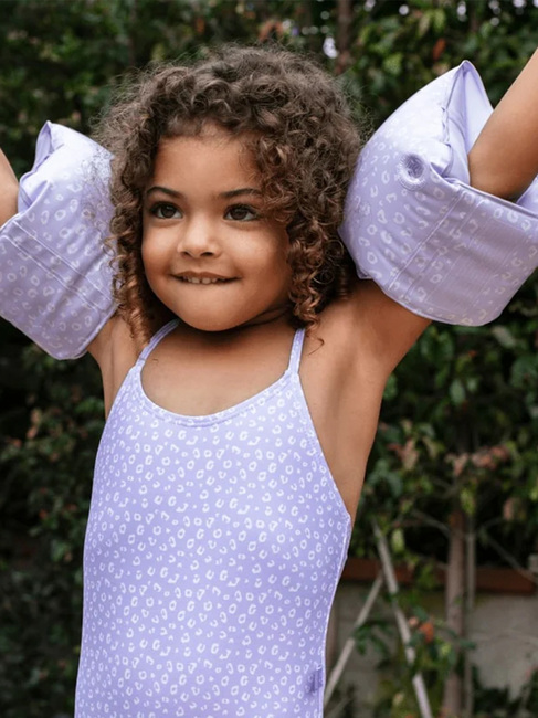 Swim Essentials Schwimmflügel, Lila Leopard