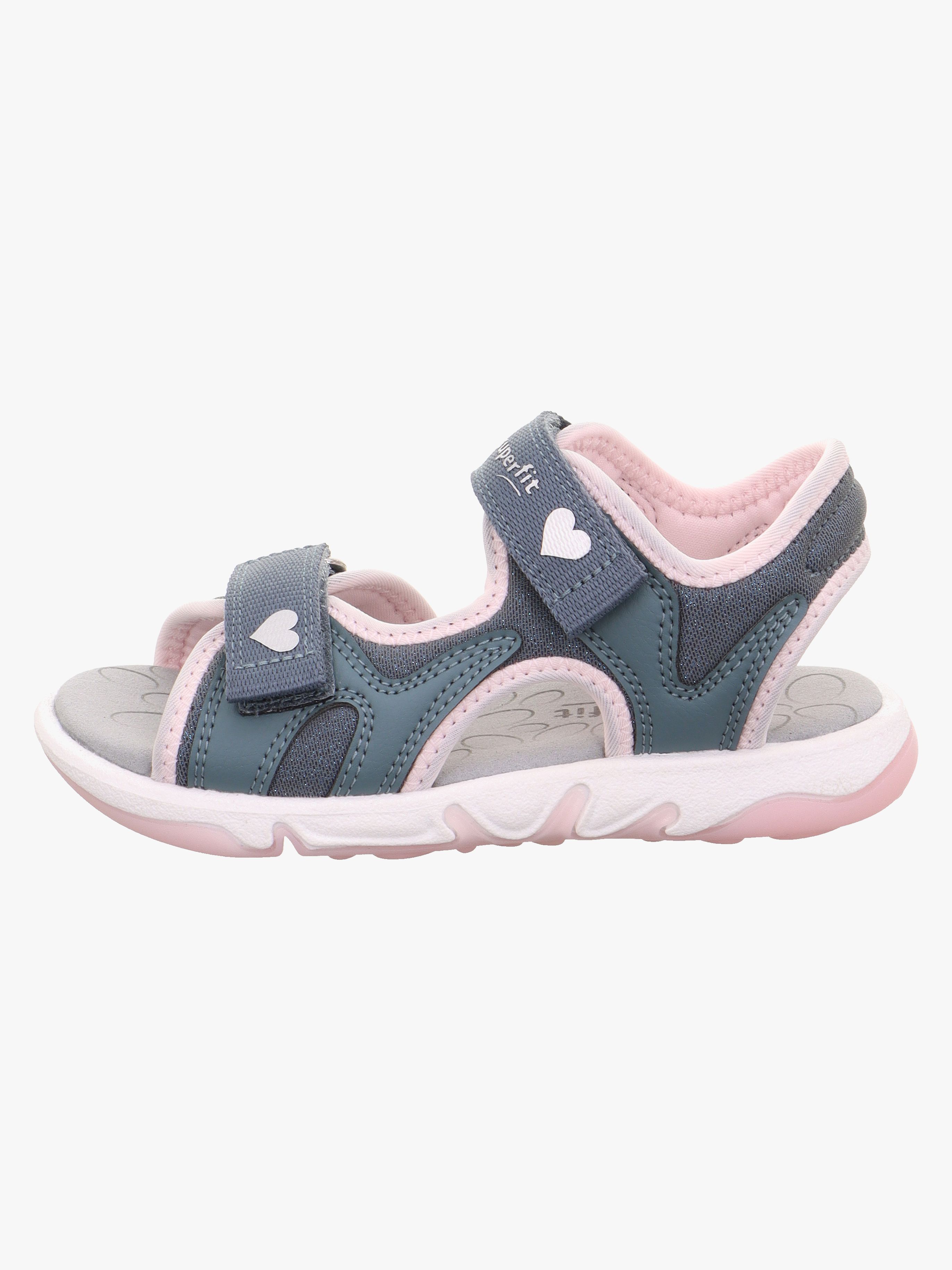 Pebbles Kinder Sandalen, Blau / Pink, 33