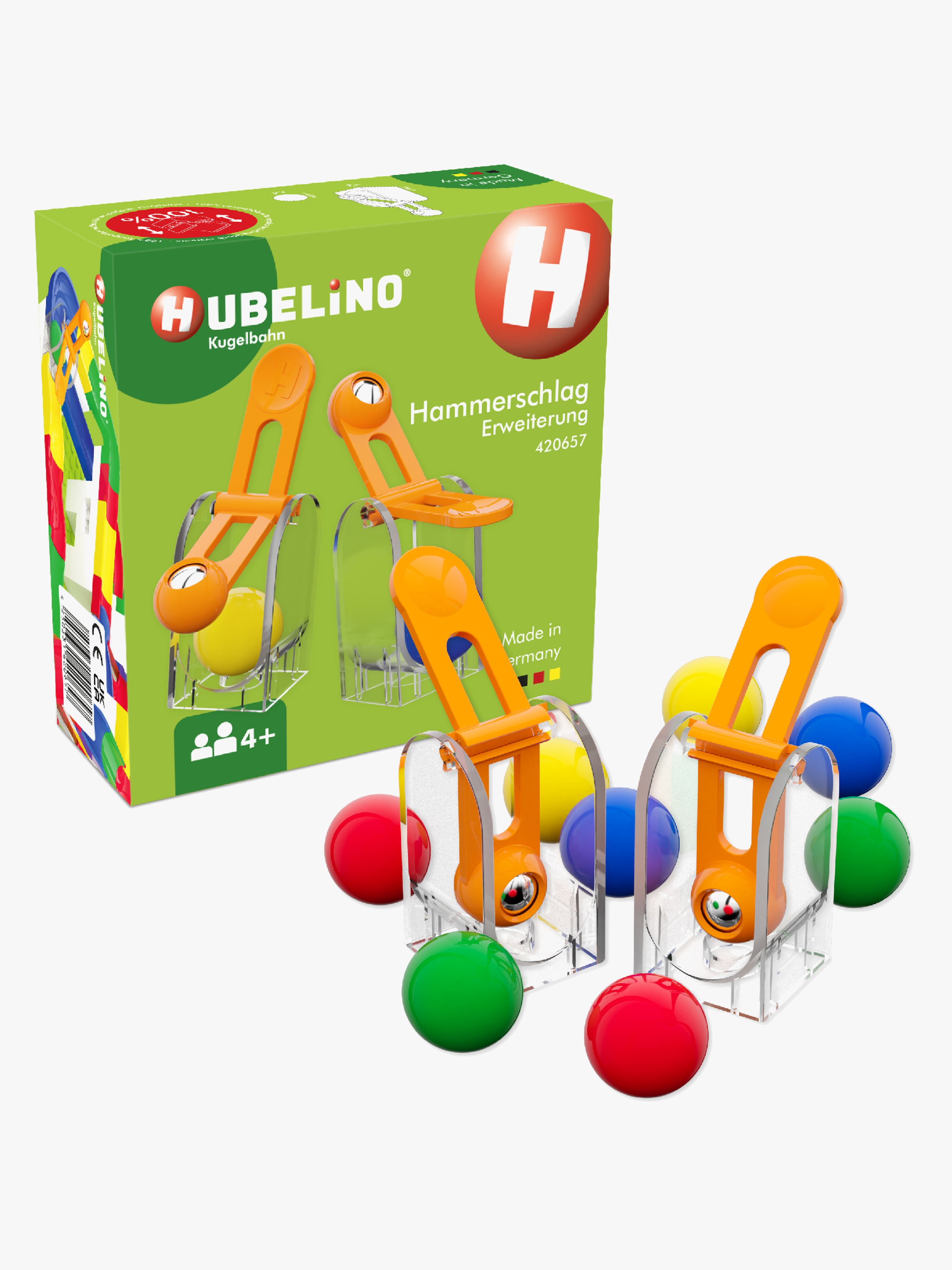 Kugelbahn Hammerschlag-Erweiterung, 6 Teile