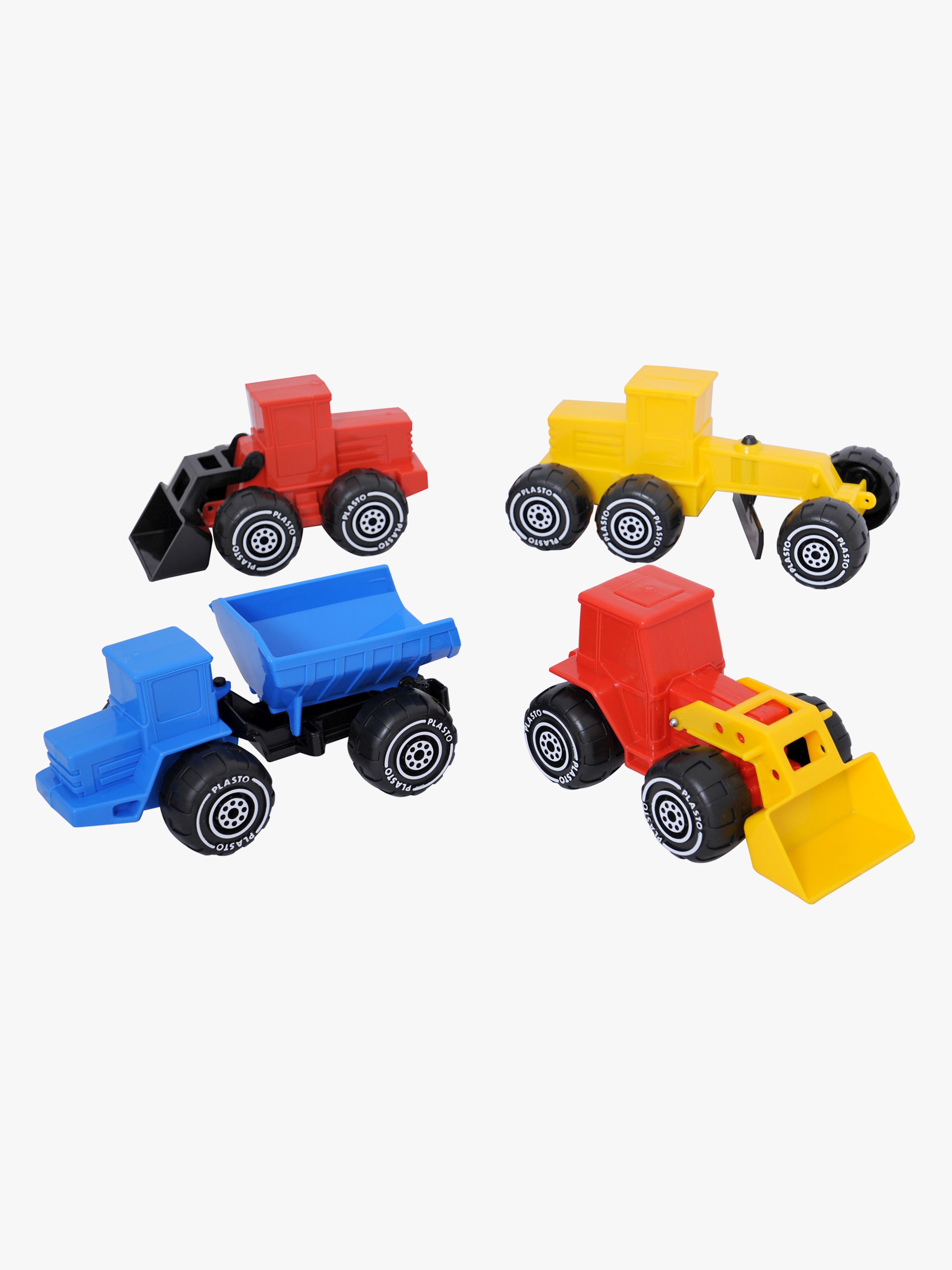 Plasto Spielset Arbeitsfahrzeuge