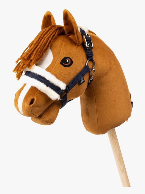 My Hobby Horse Halfter Lammfell, Marineblau