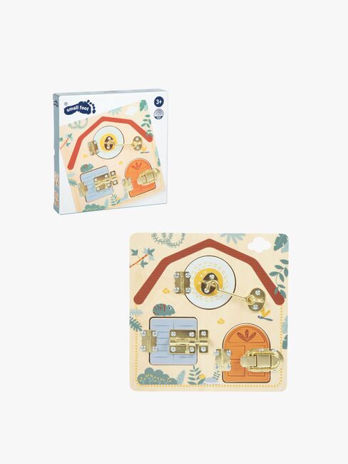 Small Foot Motorikbrett mit Schlössern, Safari