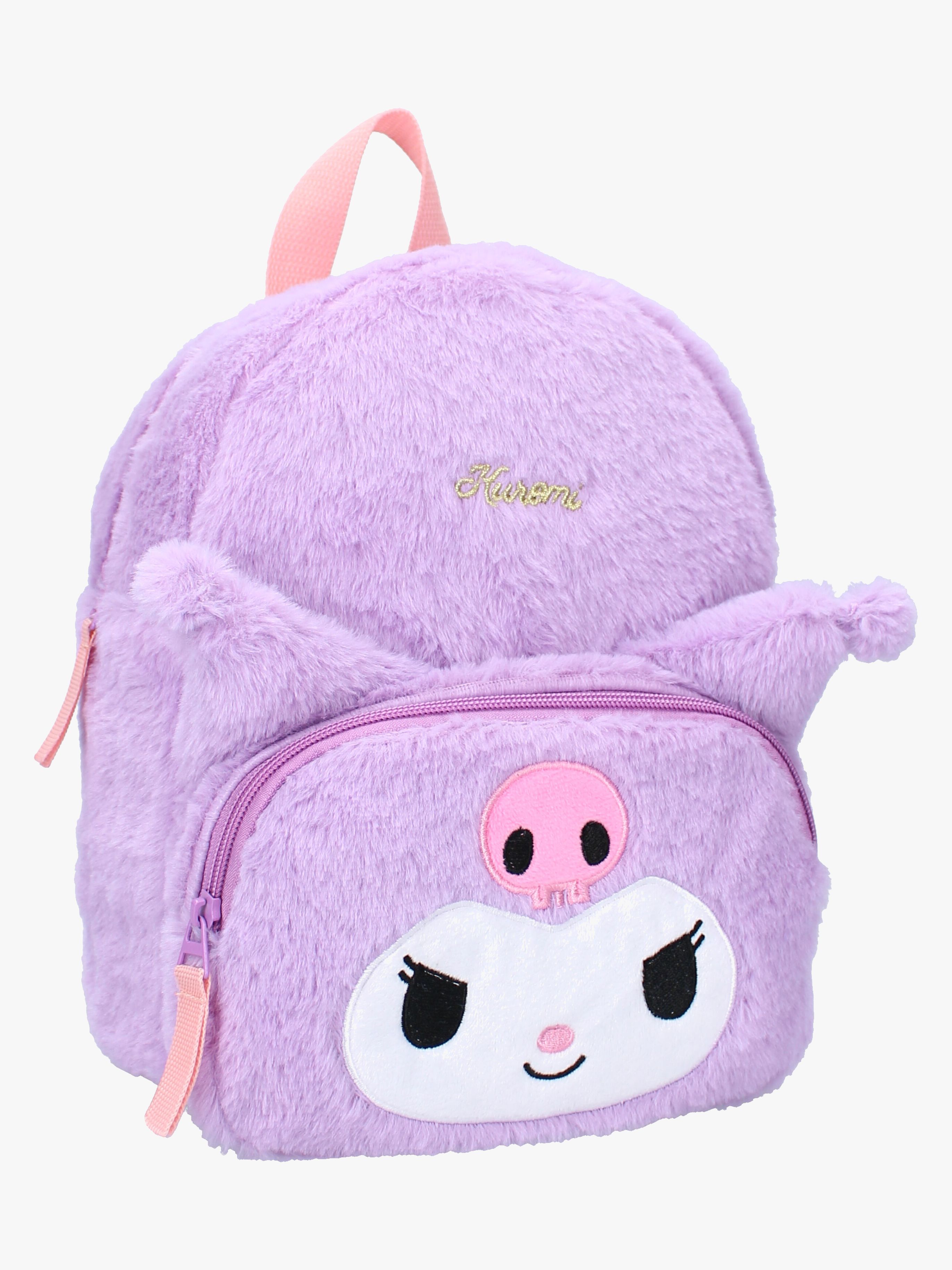 Hello Kitty &  Friends Plüsch Kinder Rucksack Fluffy Festival, Lila