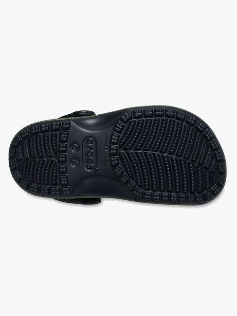 Crocs Classic IAM Scary Dino Kids Sandalen, Schwarz