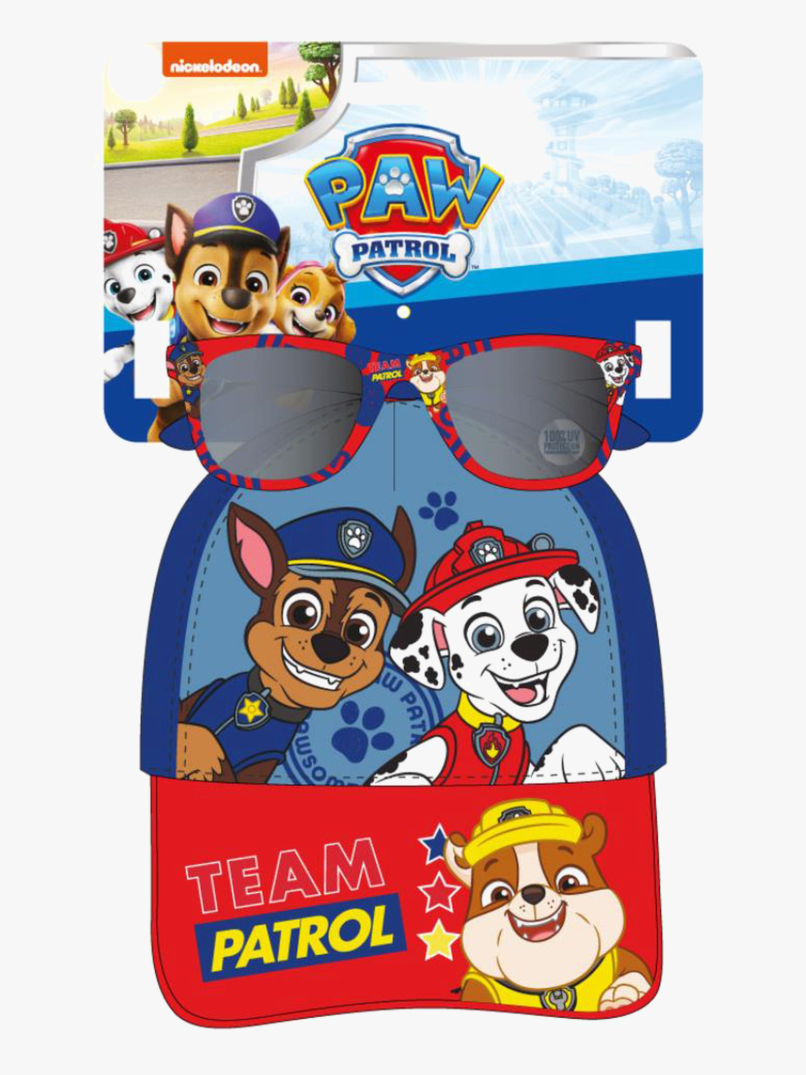 Paw Patrol Kappe &  Sonnenbrille, Rot