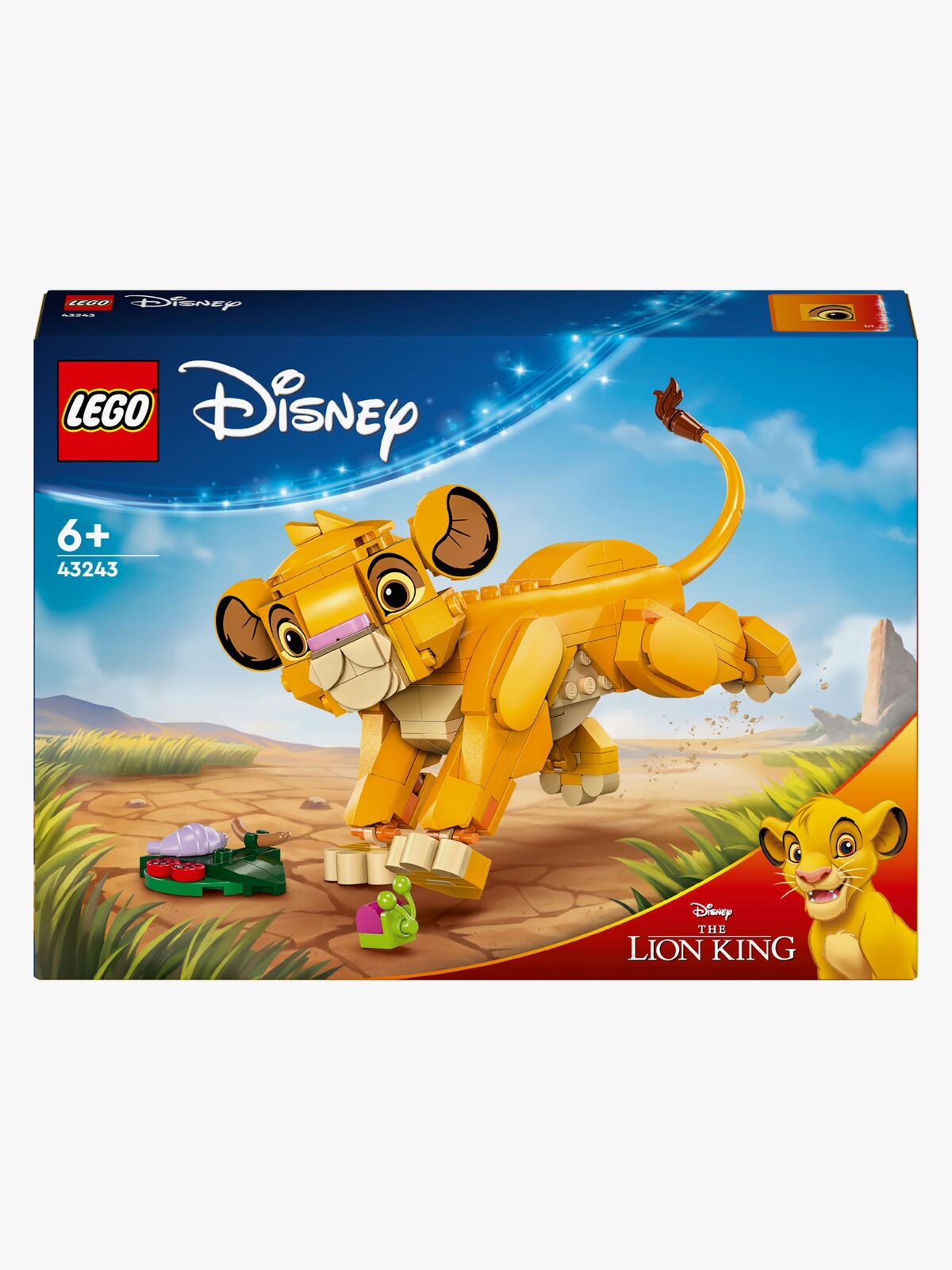 LEGO Disney Classic 43243 Simba, das Löwenjunge des Königs