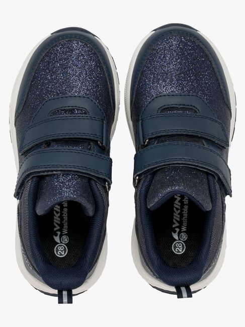 Viking Bouncy Glitter WP 2V Sneaker, Marineblau