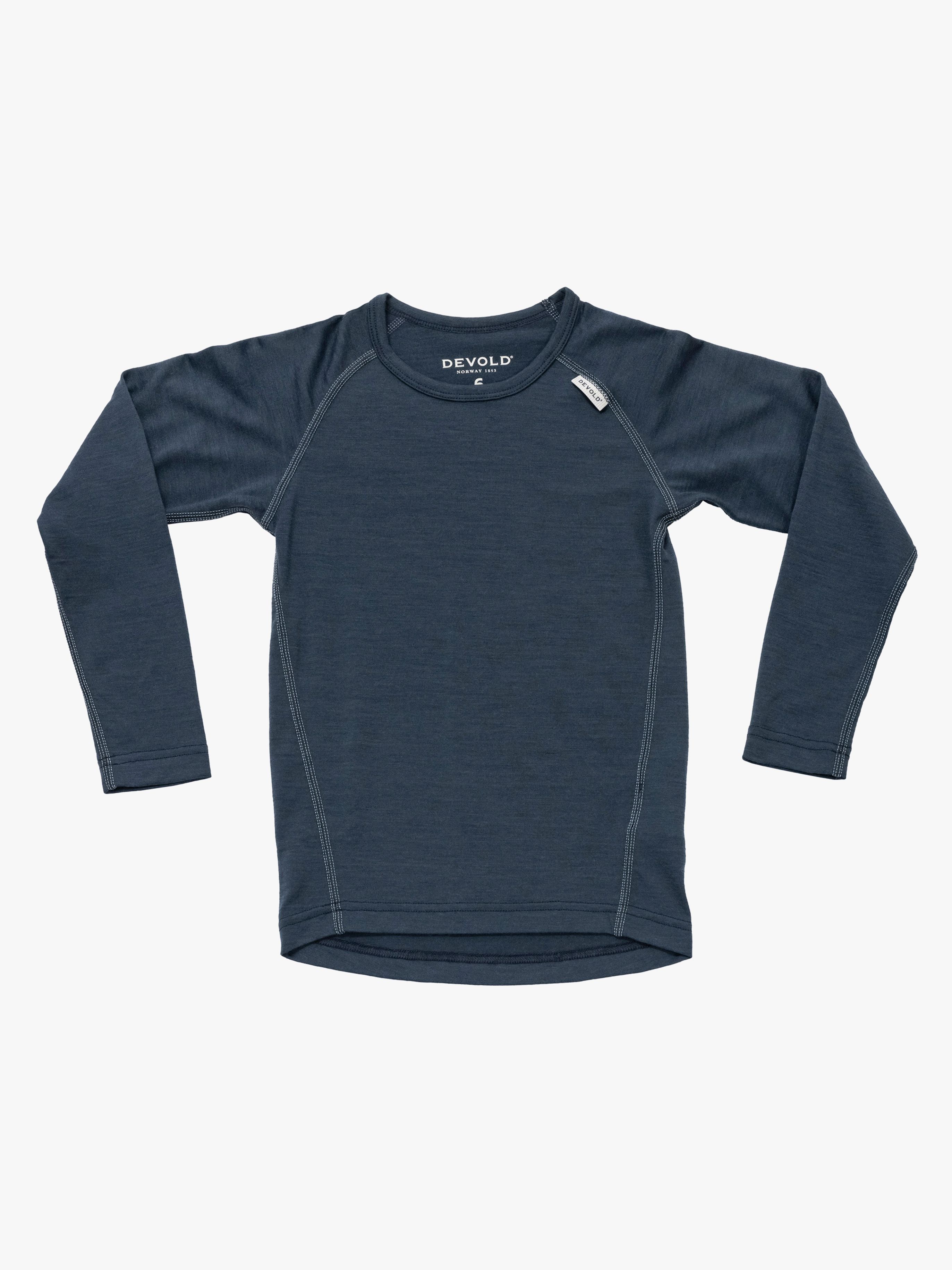 Devold Breeze Merino Thermo-Unterhemd Kid, Night, 8 Jahre
