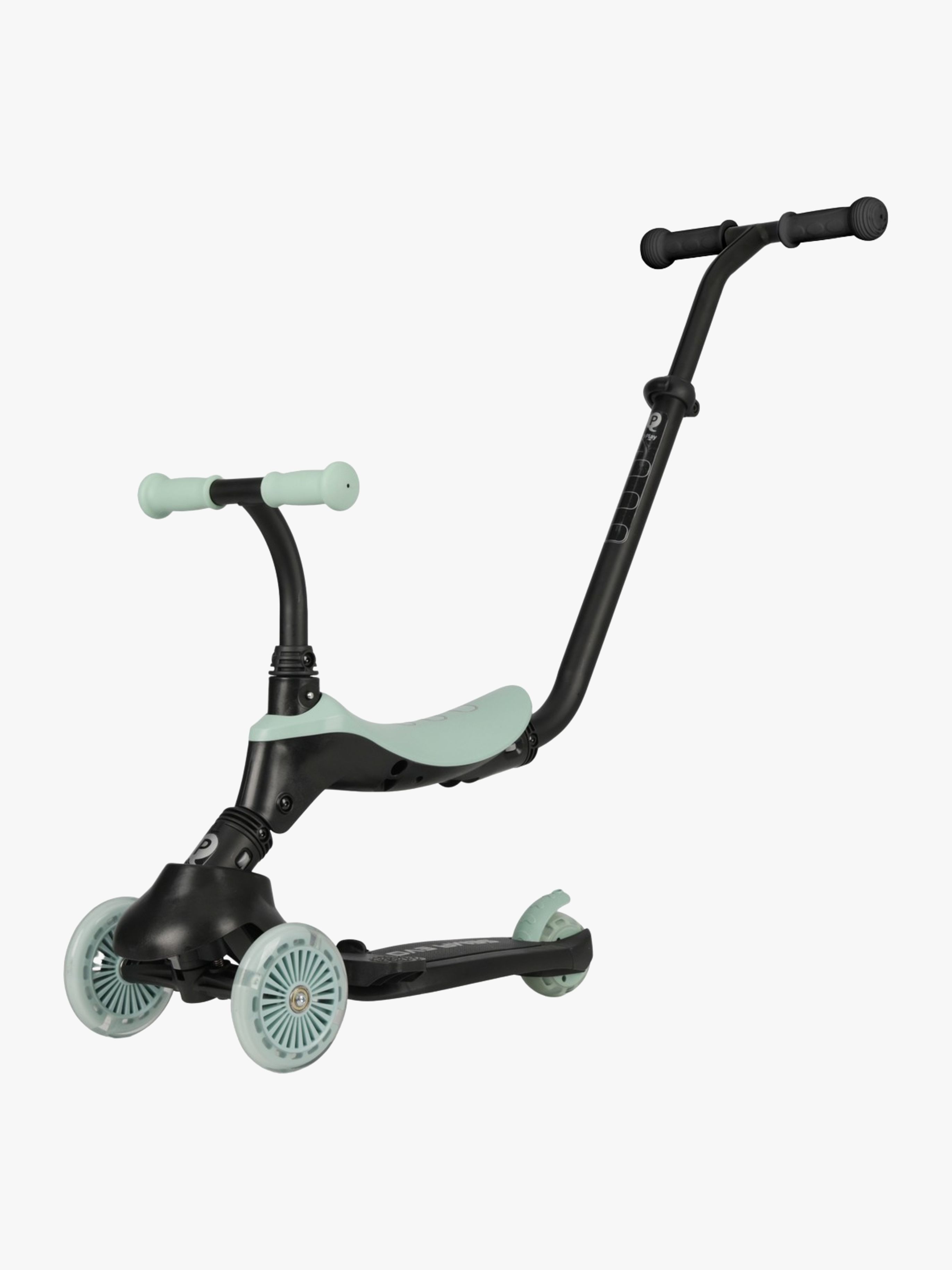 QPlay Sema Evo 3-rädriger 5-in-1 Tretroller, Grün
