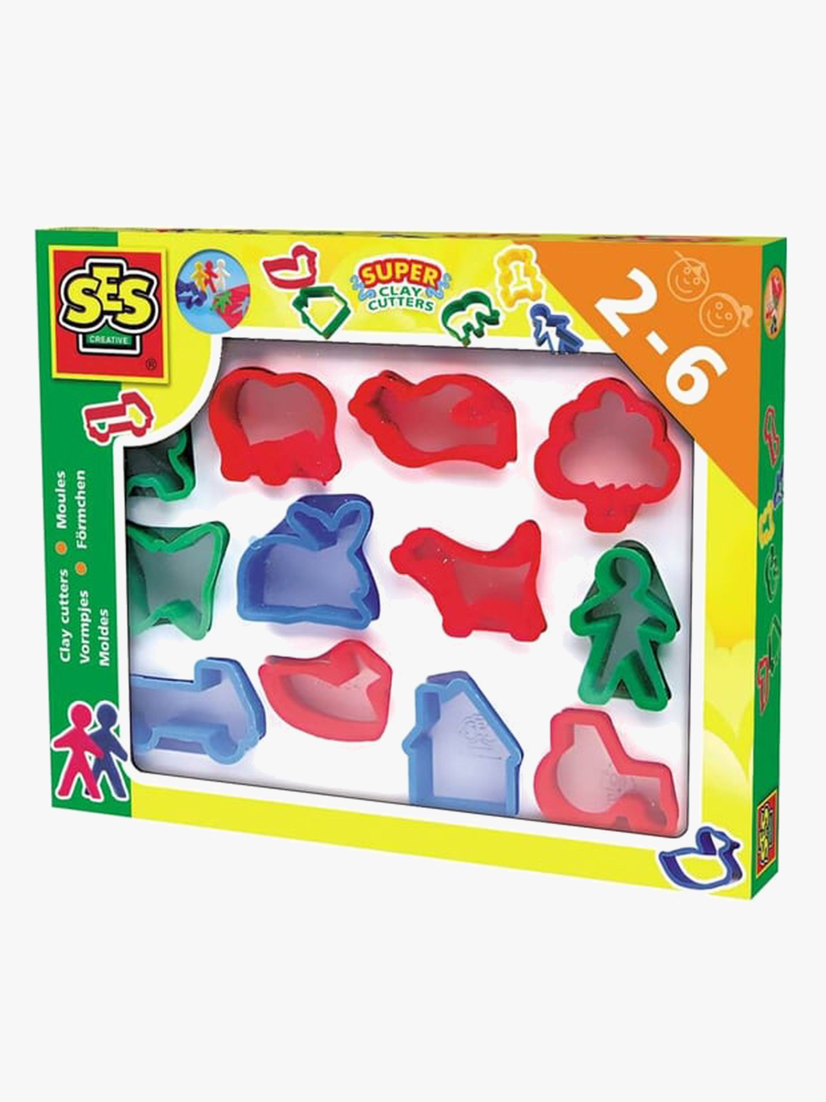 Formen für Modelliermasse 12er-Pack