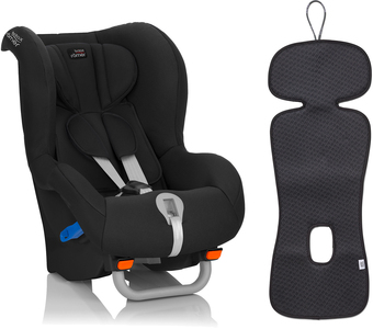 Britax Römer MAX-WAY Kindersitz inkl. ventilierenden Sitzpolsters, Black/Antracit