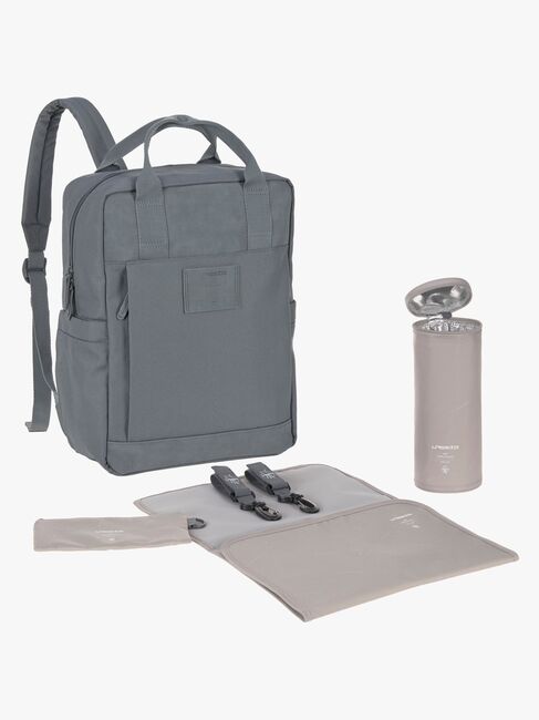 Lässig Vividal Wickeltasche Rucksack, Anthracite