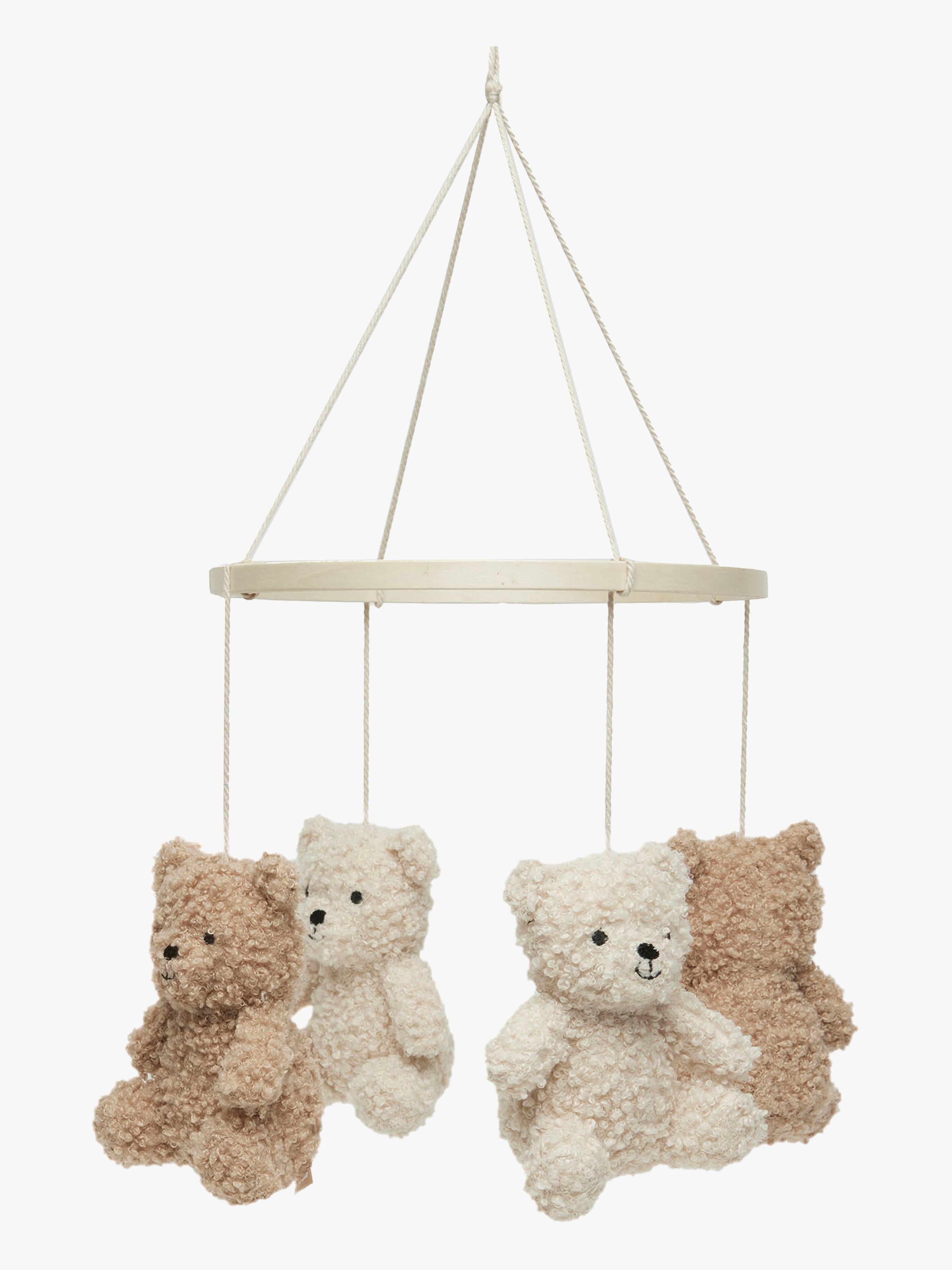 Jollein Teddy Bear Mobile, Natural/Biscuit