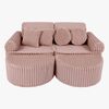 MeowBaby Churros Max Sofa, Ruby Chocolate Pink