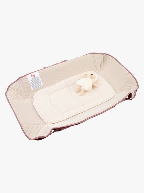 Voksi Carry Me Babytragetasche, Blush Pink Leaf