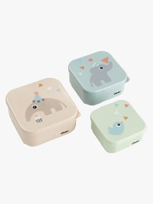 Done By Deer Celebration Brotdose 3er-Pack, Colour Mix