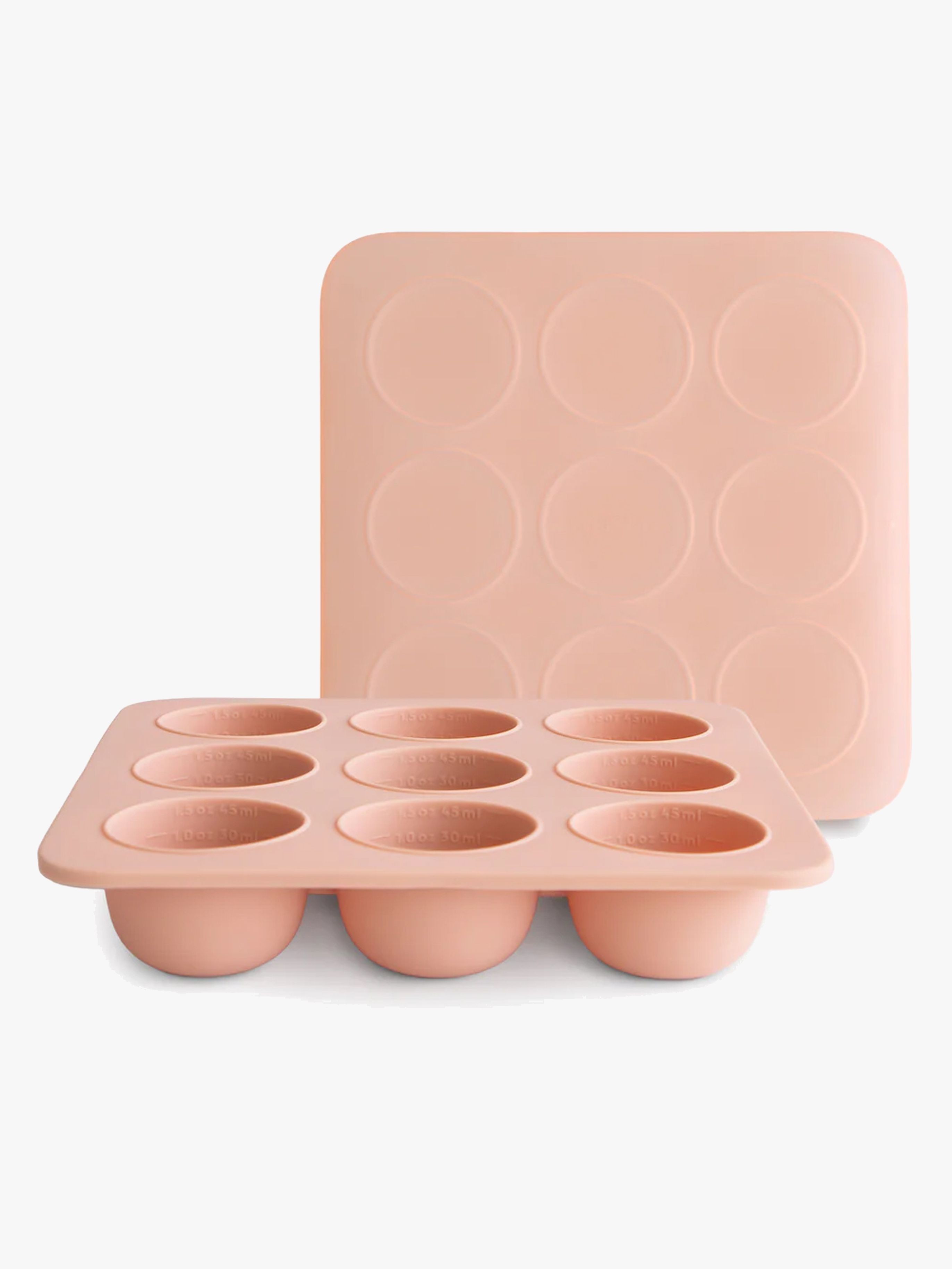 Mushie Gefrierform für Babynahrung, Blush