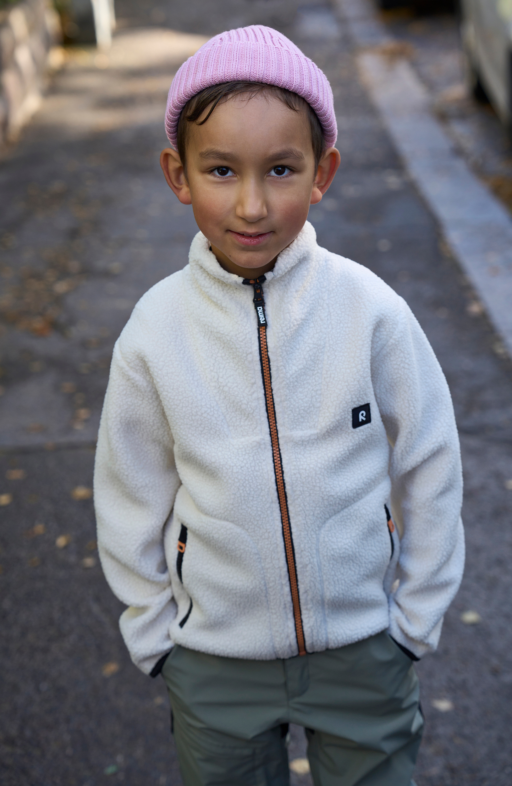Reima Turkki Fleecejacke, Light Beige, 110
