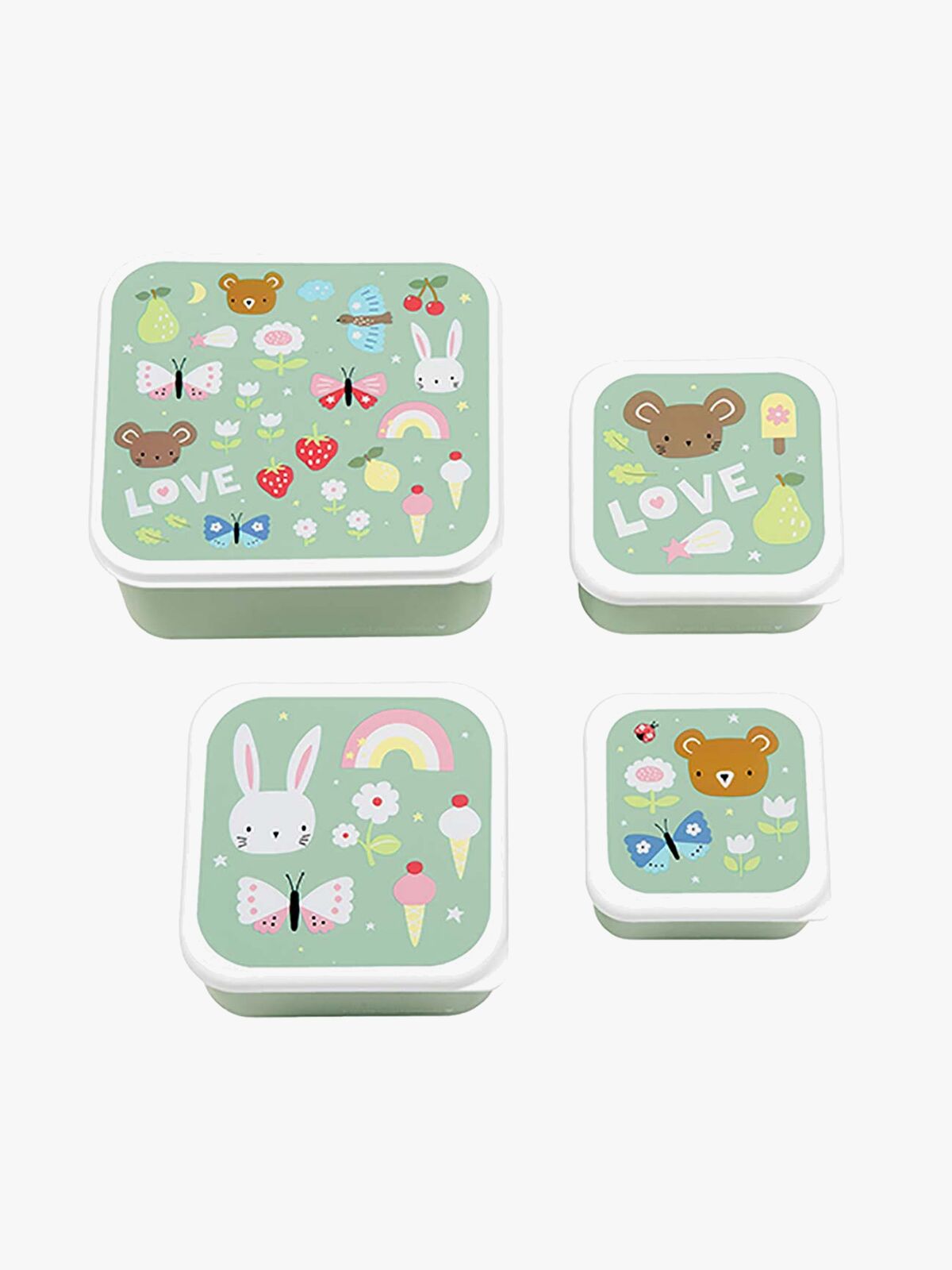 A Little Lovely Company Lunchbox-Set, Joy