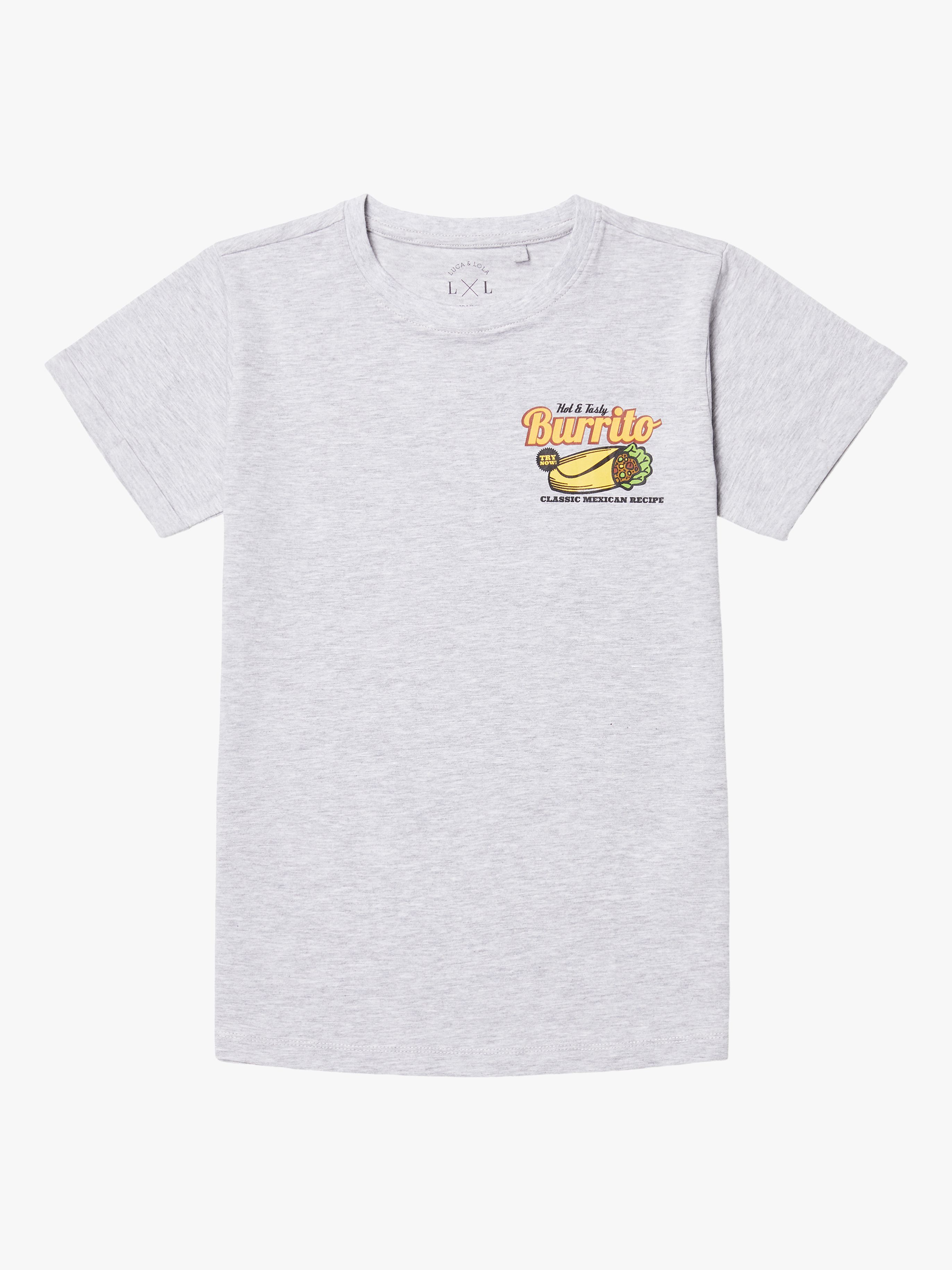 Luca &  Lola Ennico T-Shirt, Grey Melange 110–116