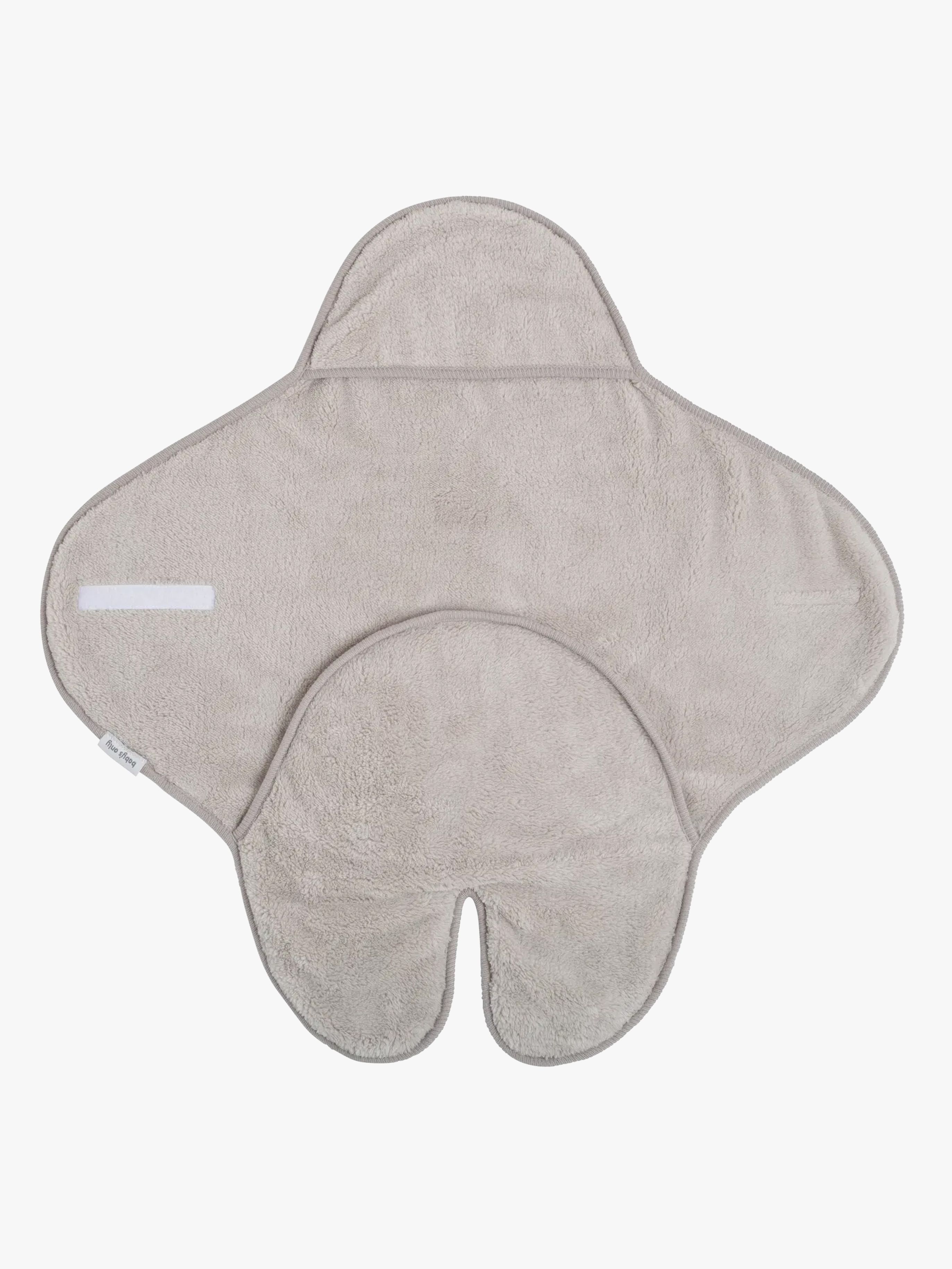 Babydecke mit Kapuze und Füßen Cozy, Urban Taupe