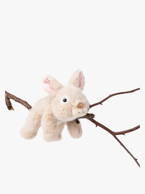 Teddykompaniet Plüschspielzeug Liegendes Kaninchen 28 cm, Beige