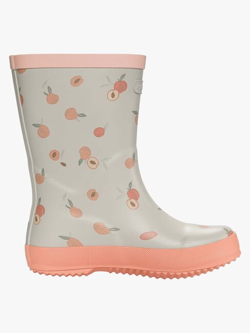 Viking x Kenza Print Gummistiefel, Apricot/Sand