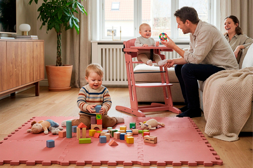 BabyDan Spielteppich, Warm Rose