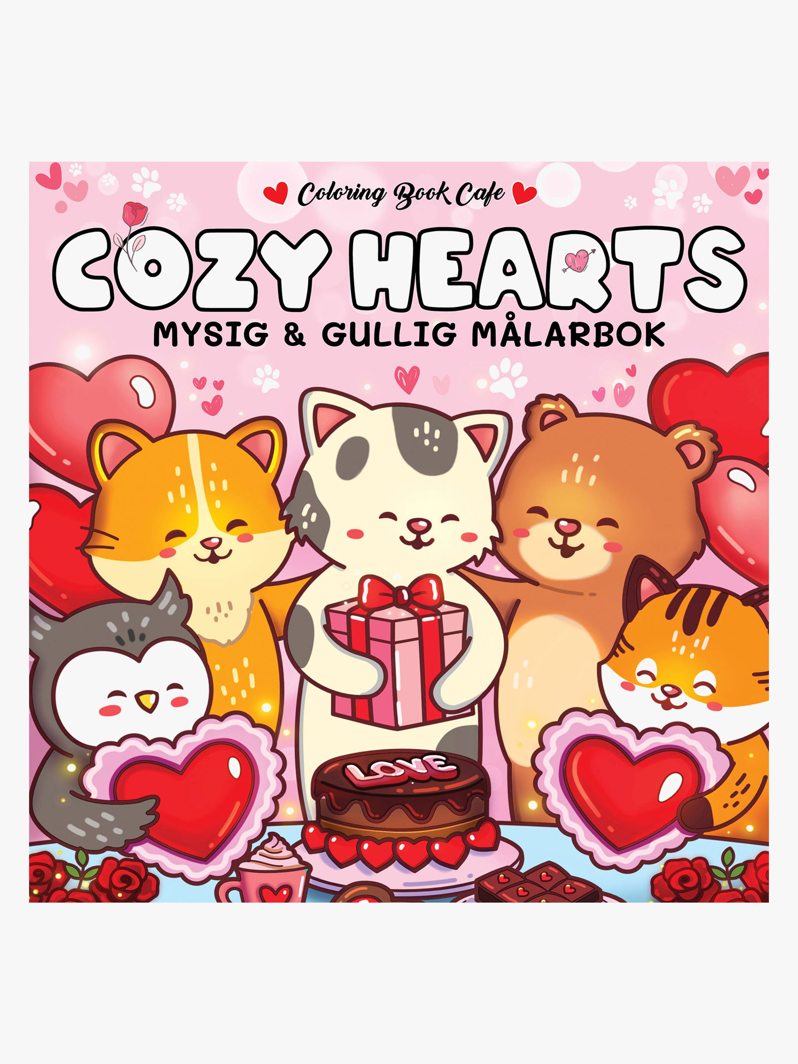 Legind A / S Cozy Hearts Malbuch
