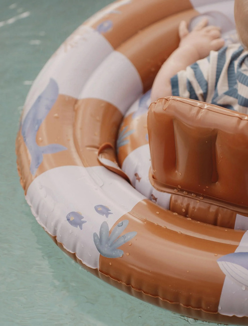 Little Dutch Ocean World Baby Schwimmring, Blue