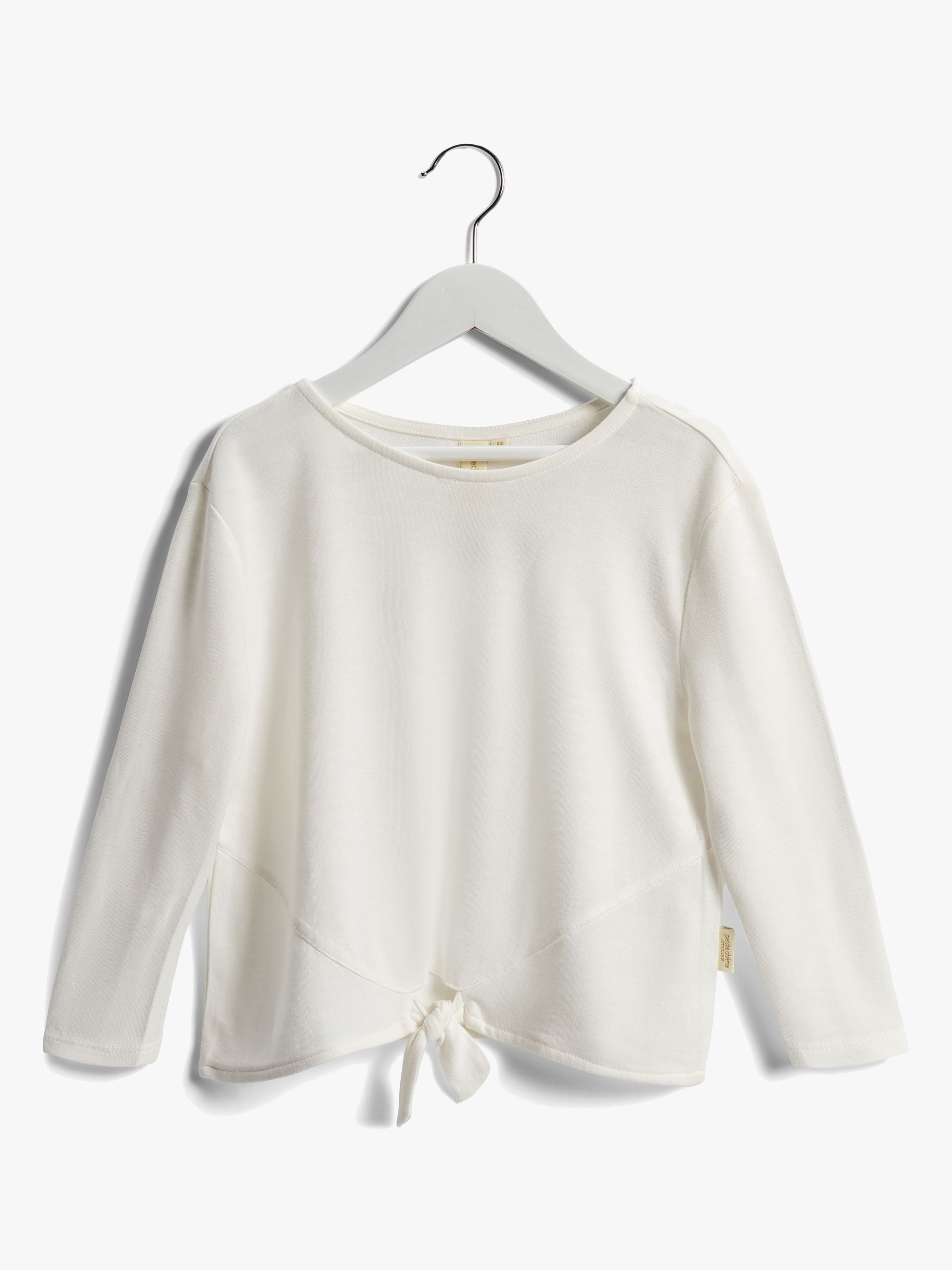 Petite Chérie Atelier Adelfia Pullover, White 110-116