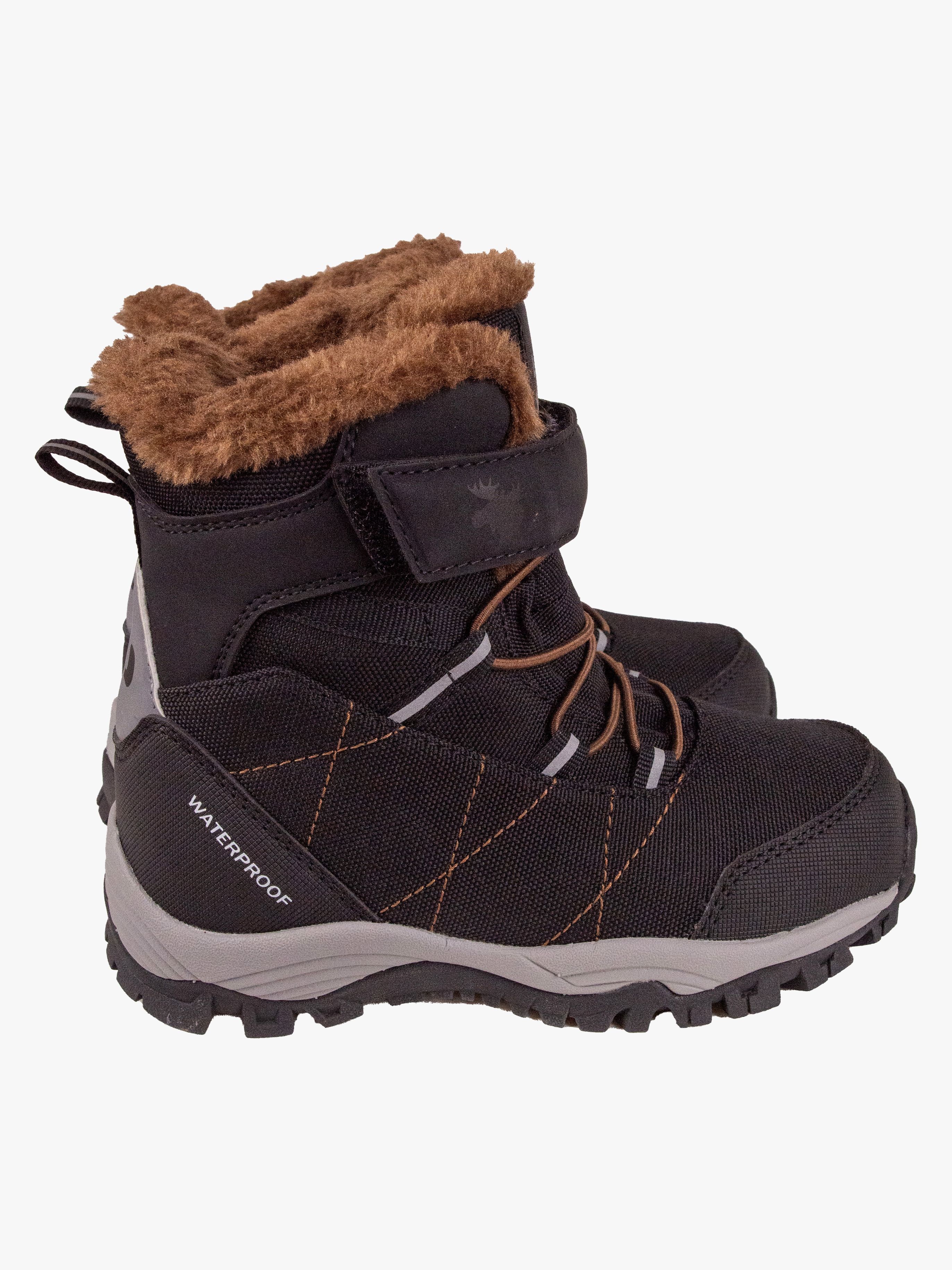 Lindberg Arctic Mid Winterstiefel, Black/Brown, 32