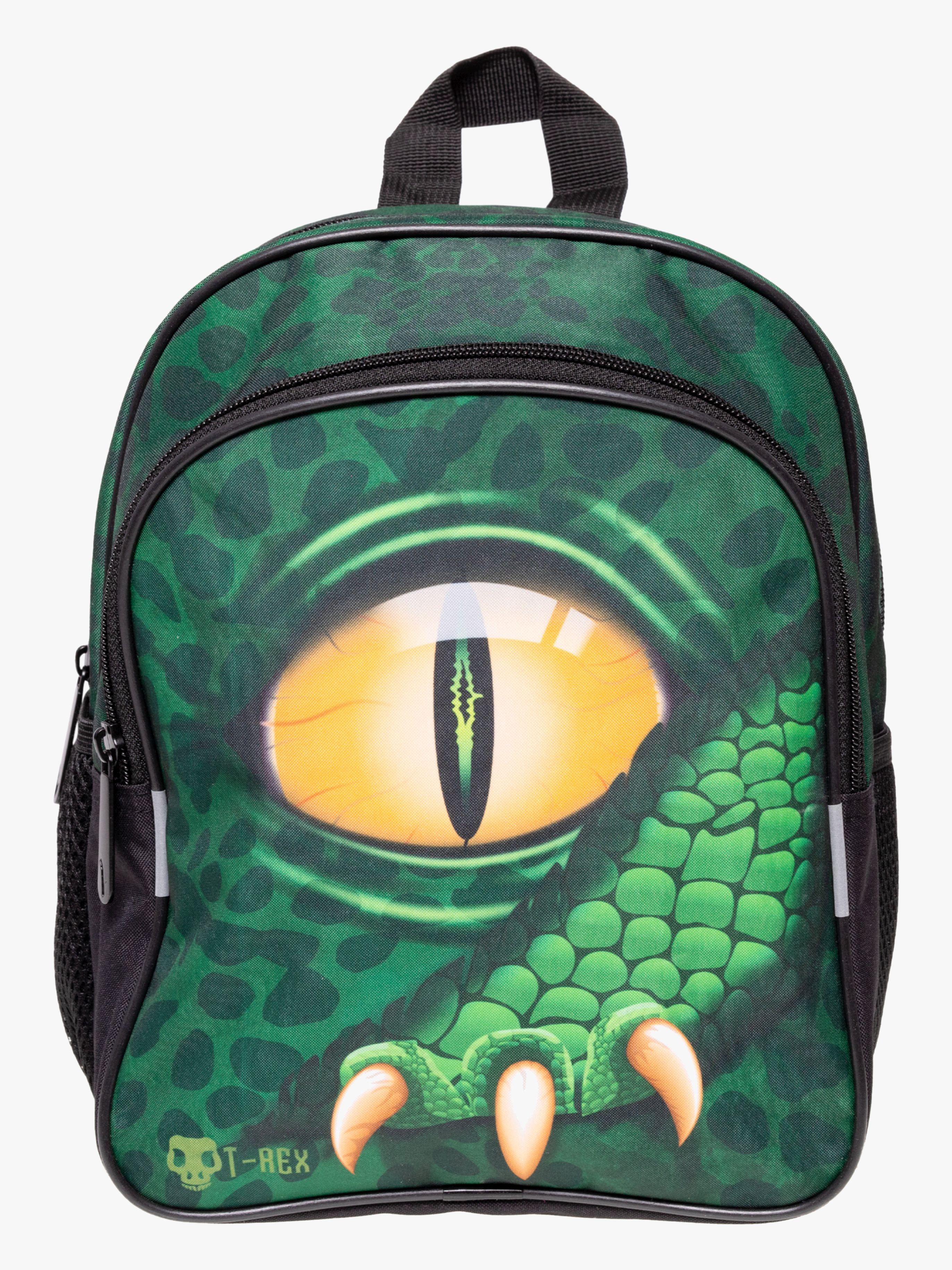 Dino T-Rex Kinder Rucksack 5L, Grün