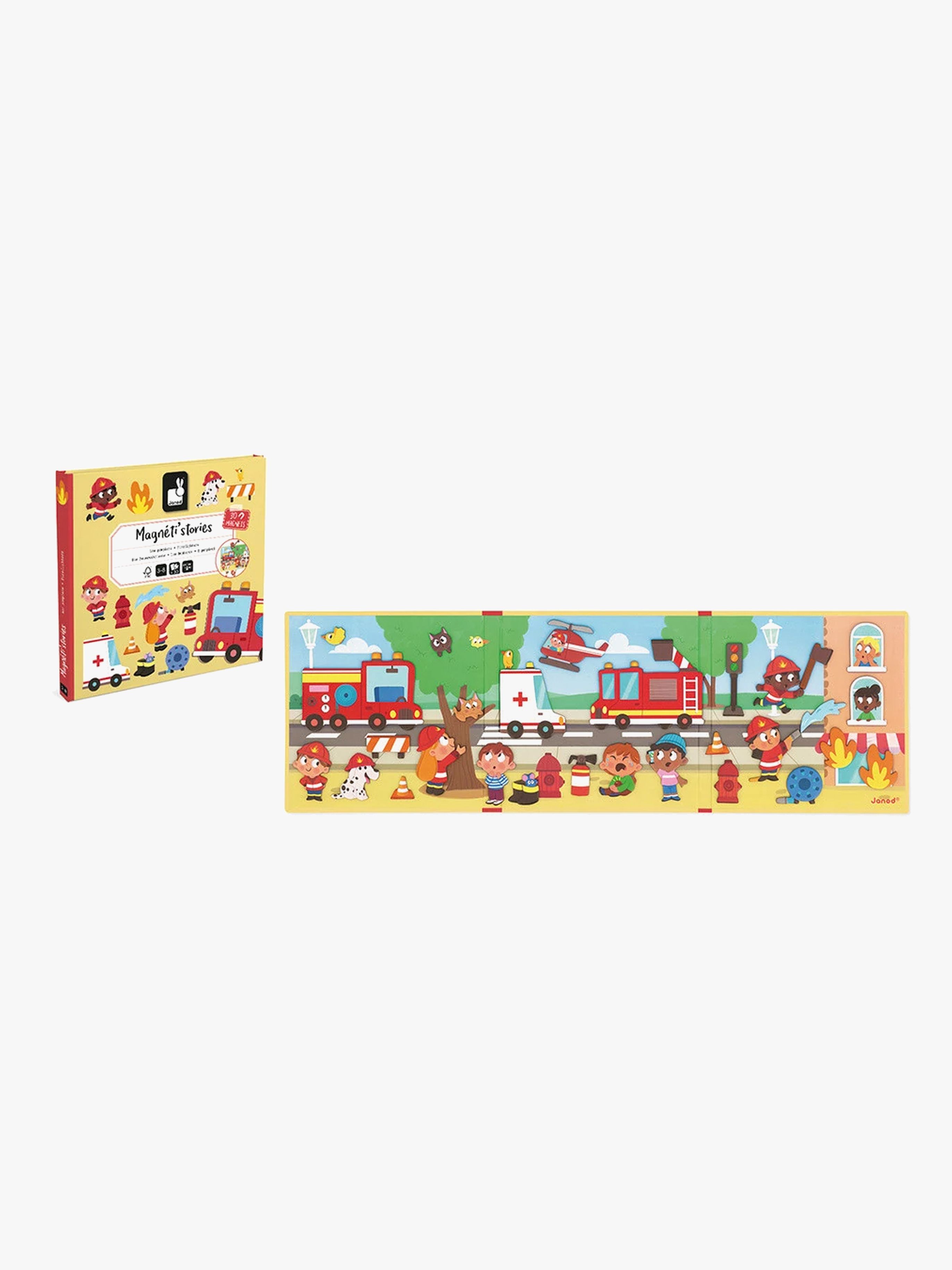 Magneti'Stories Magnet-Set Feuerwehrmanne 30 Teile