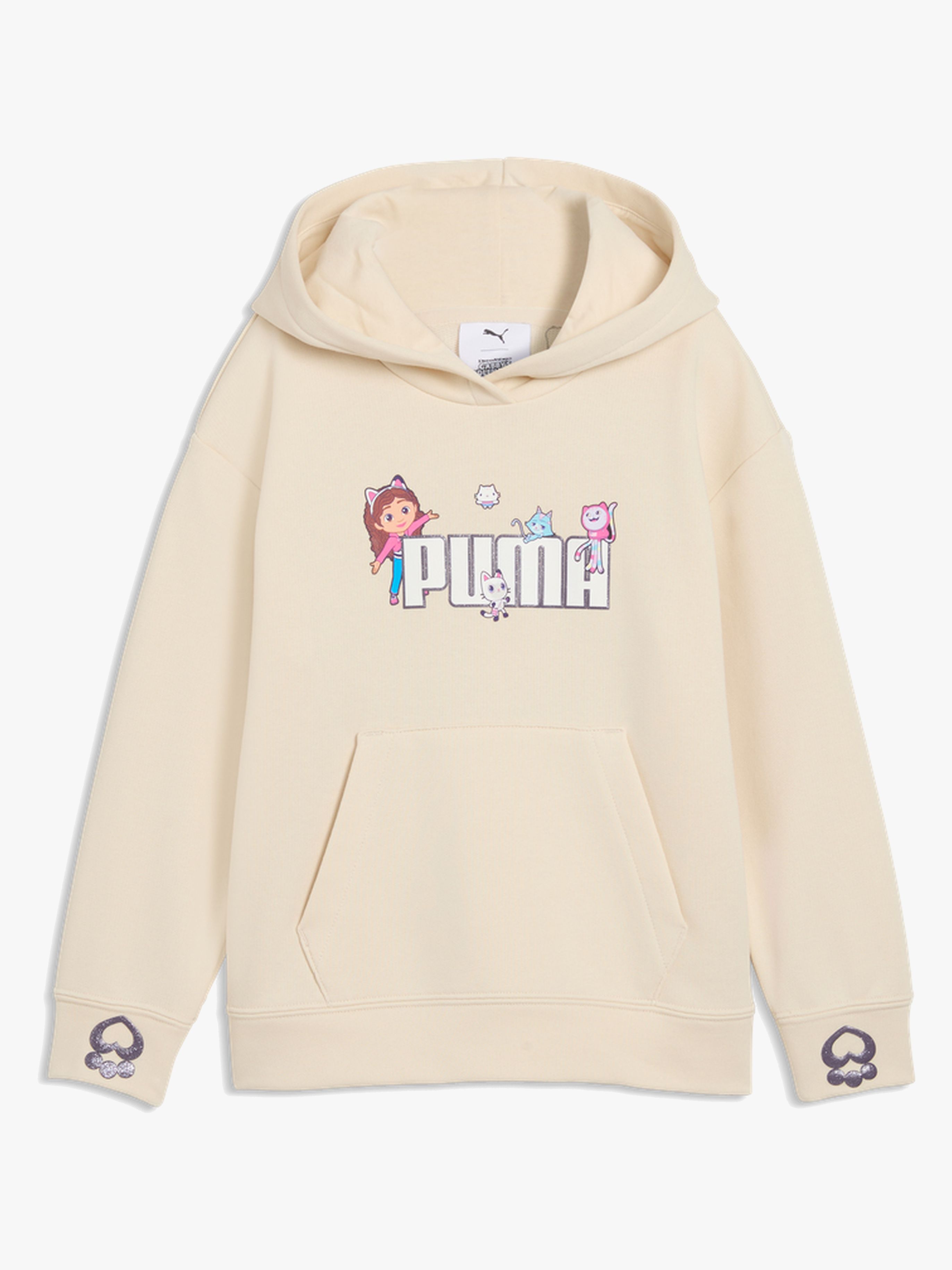 Puma Gabby's Dollhouse Lockerer Kapuzenpullover, Weiß, 98