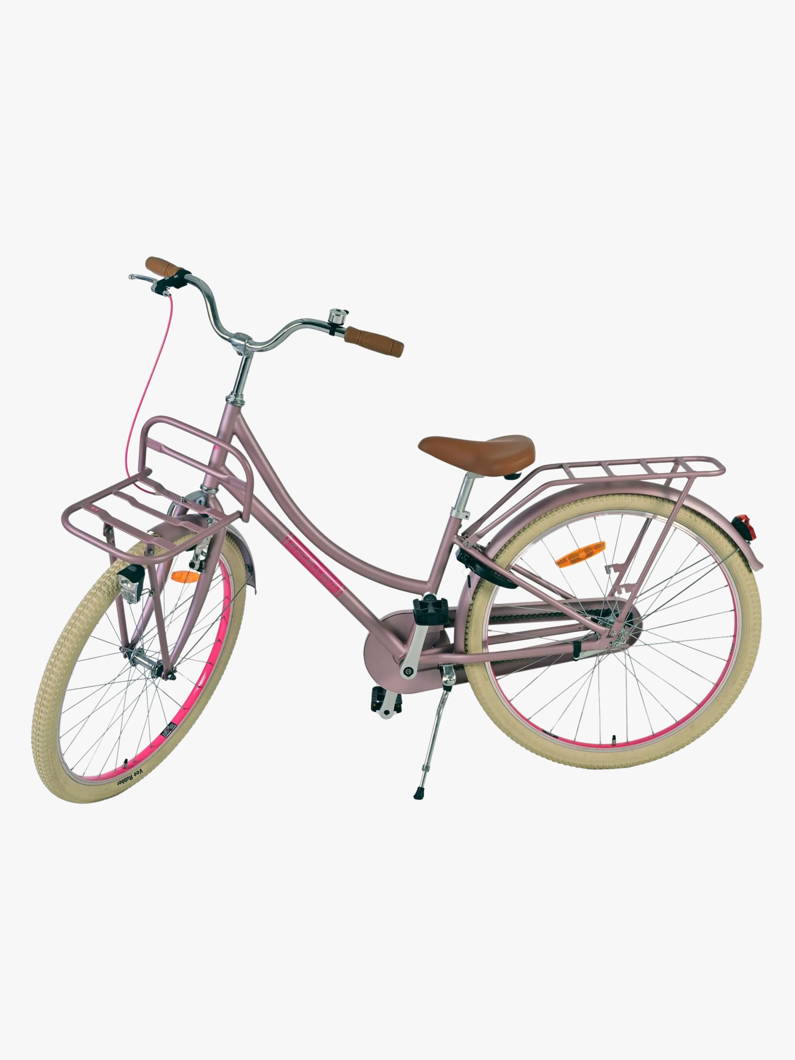 Volare Excellent Kinderfahrrad 24 Zoll, Mattrosa