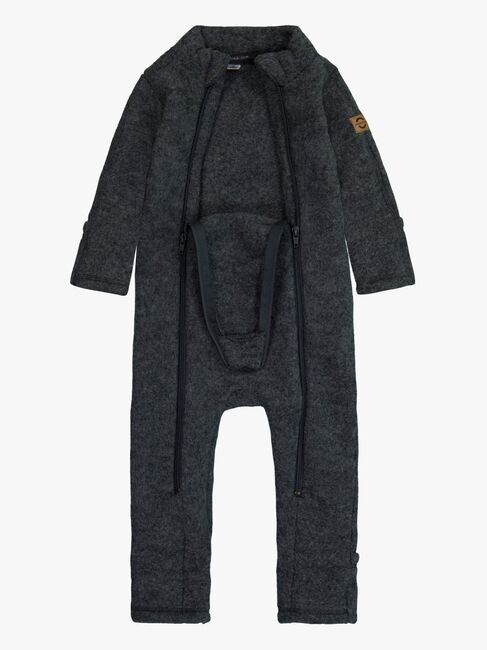 Mikk-Line Overall Merinowolle, Anthracite Melange