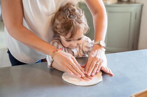 Tiny Love Babyprint Rahmen Handabdruck Doppelt, Wooden