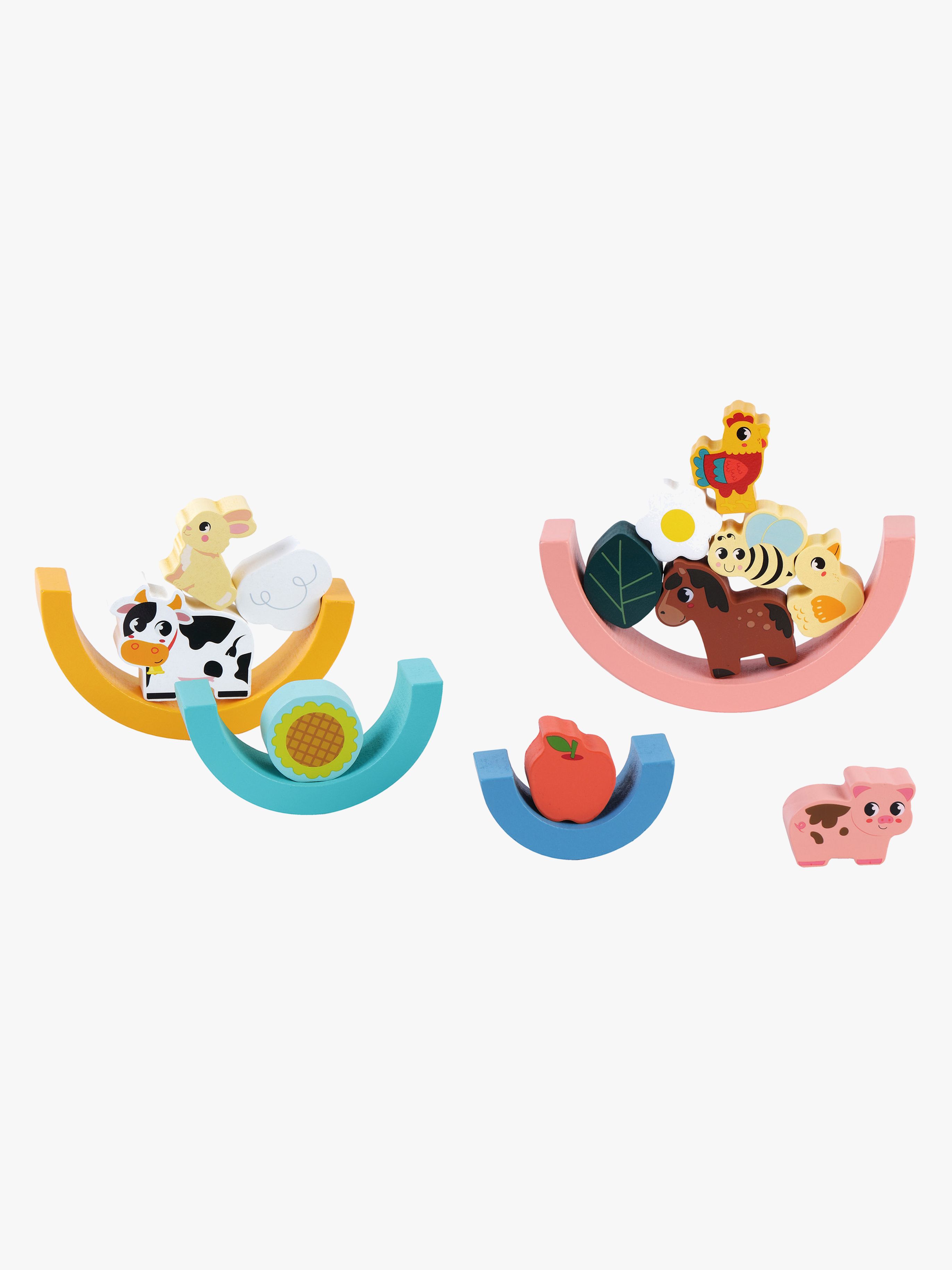 Kinder and Kids Stapelspielzeug Regenbogen &  Figuren, Babyspielzeug