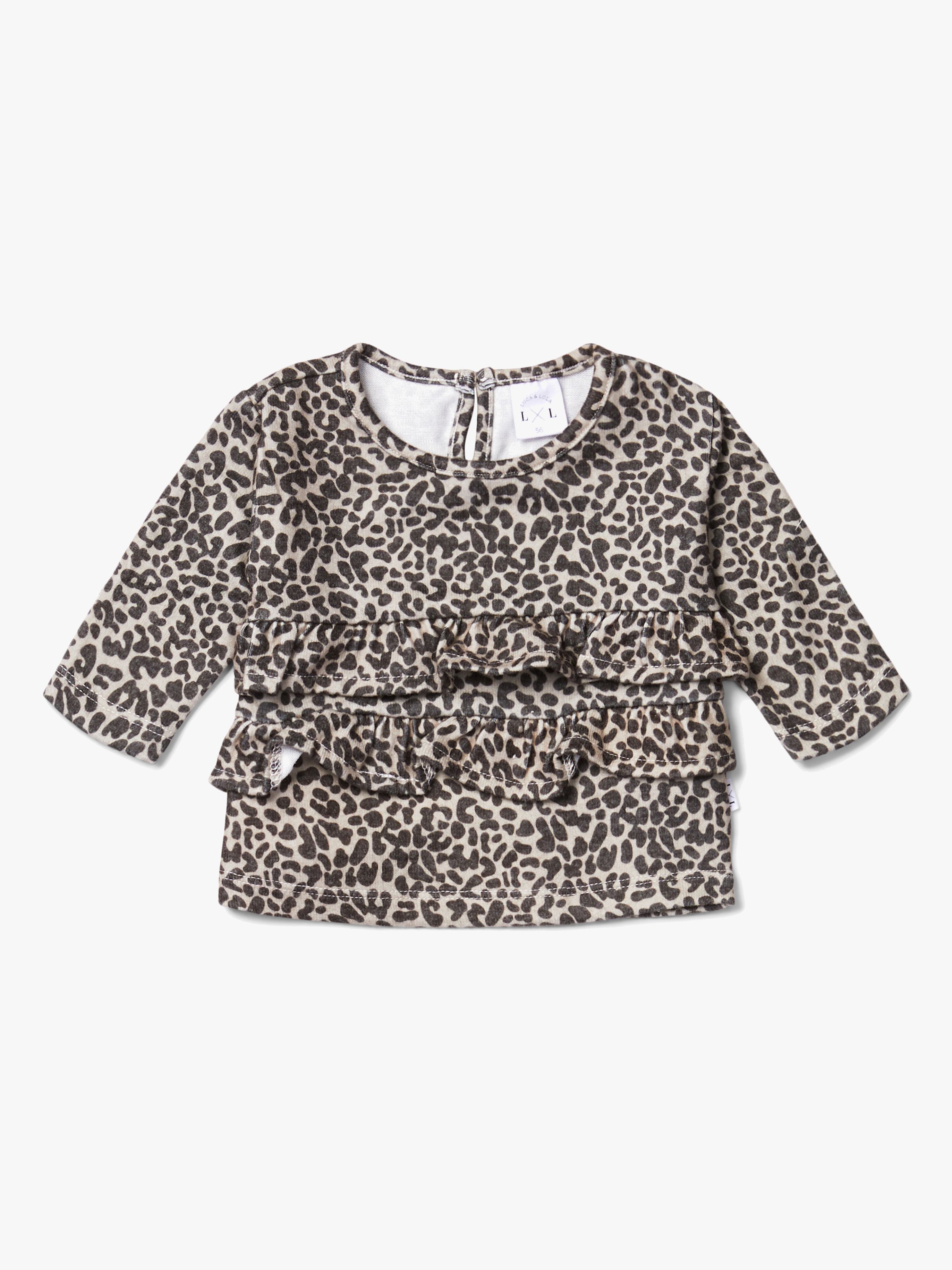 Luca &  Lola Asia Pullover Baby, Leopard 56