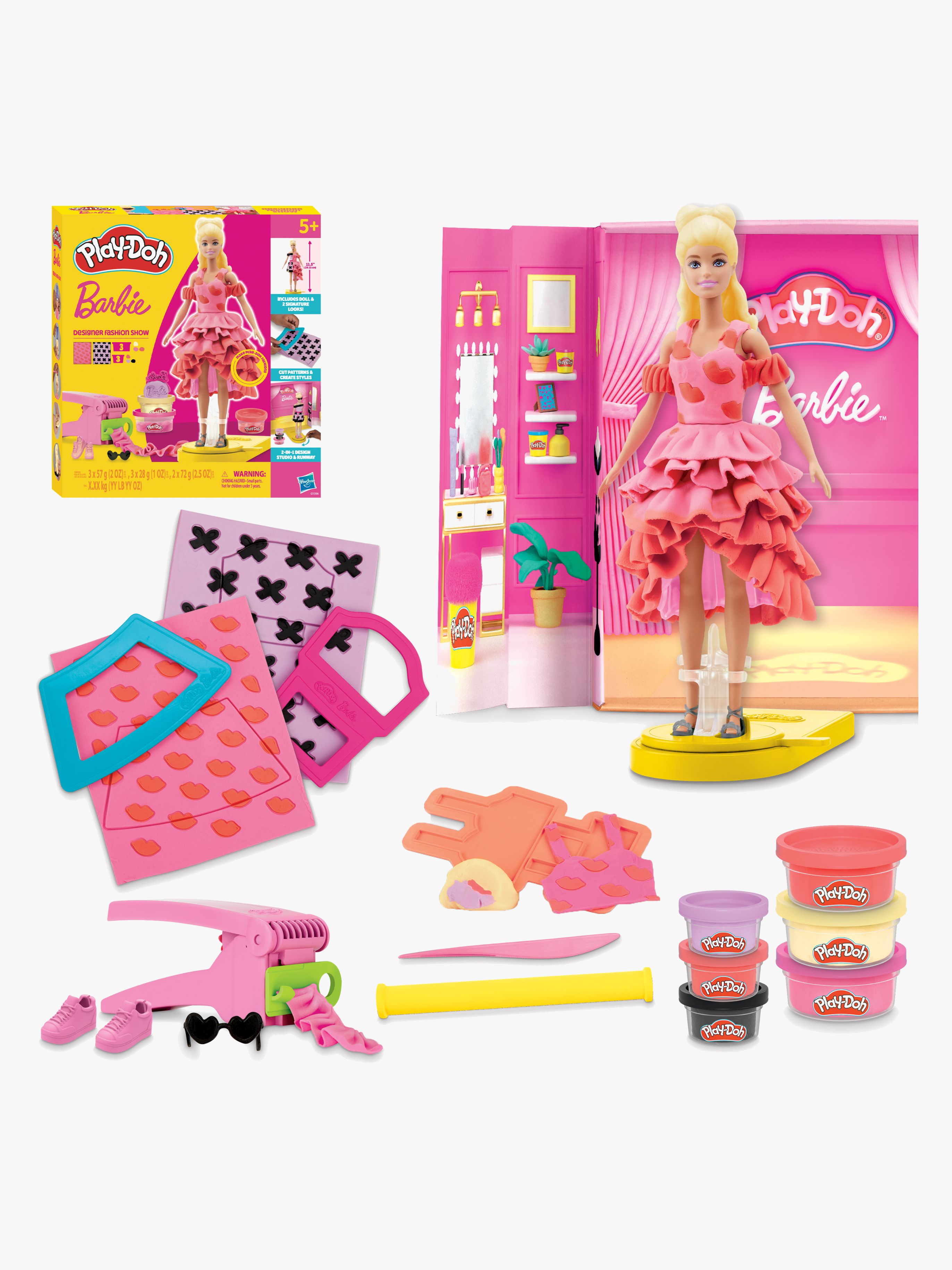 Barbie Knete mit Puppe Designer-Modenschau