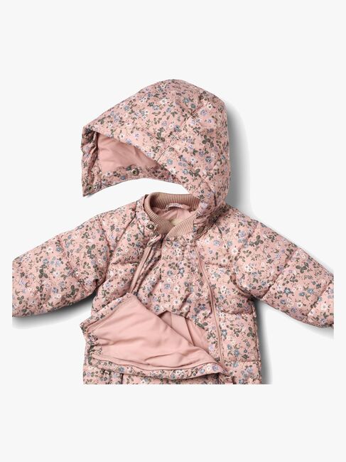 Wheat Edem Babyoverall, Rose Powder Flowers